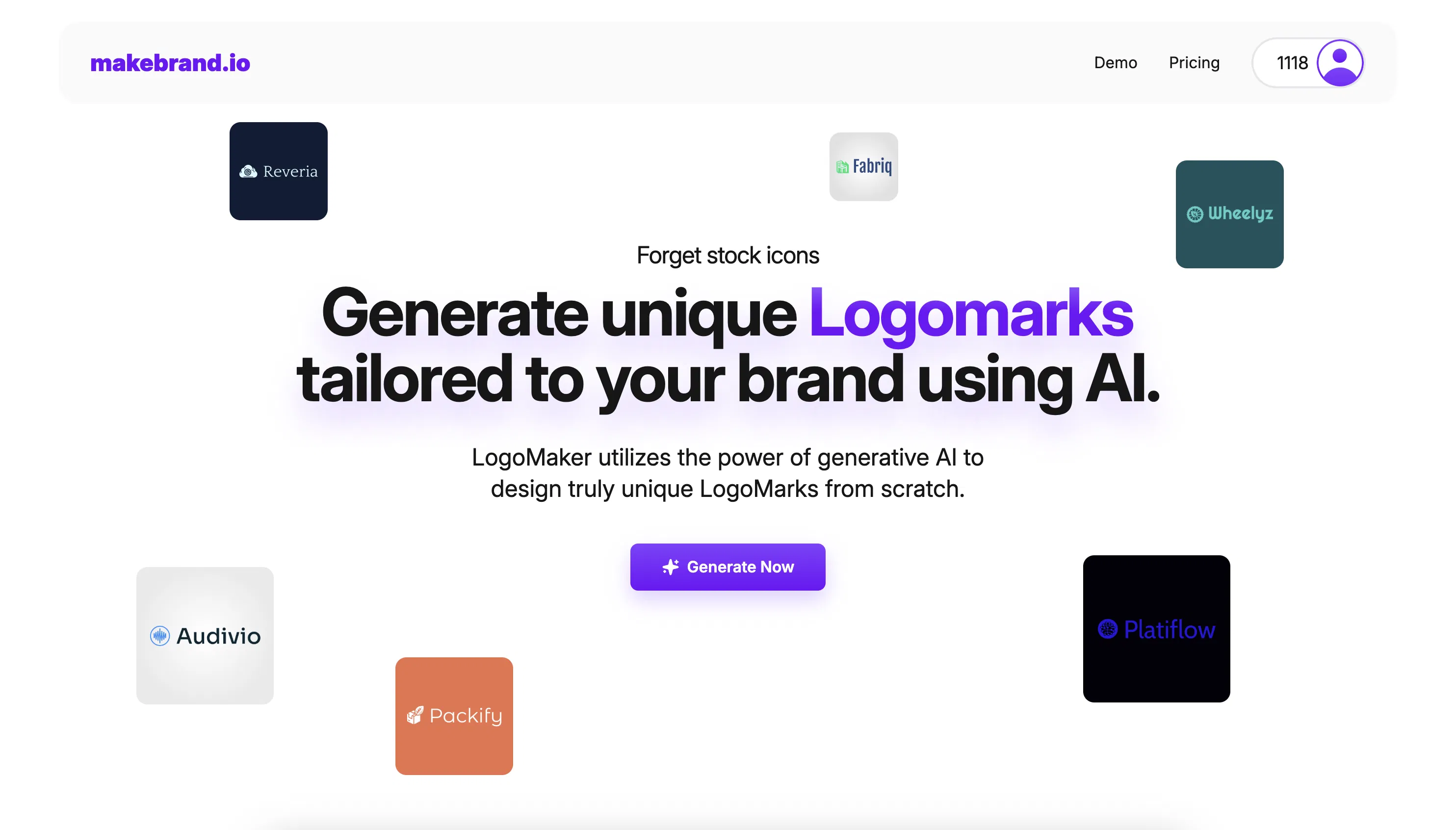 makebrand logomaker screenshot