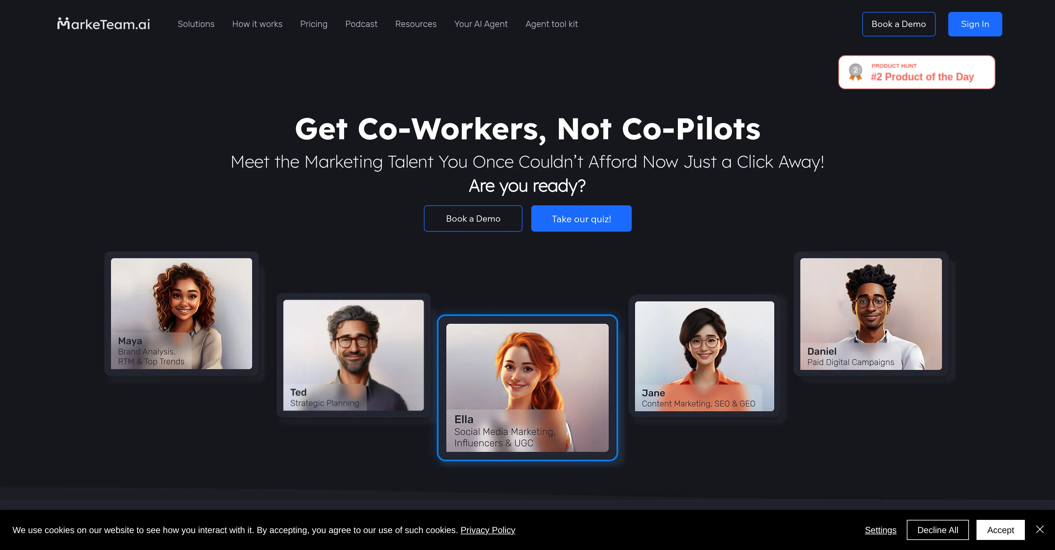 Marketeam.ai screenshot