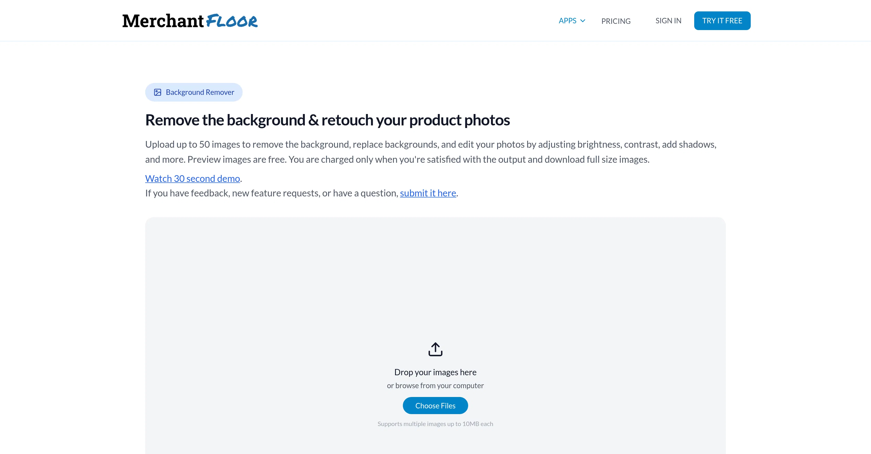 Merchant Floor | Background Remover screenshot