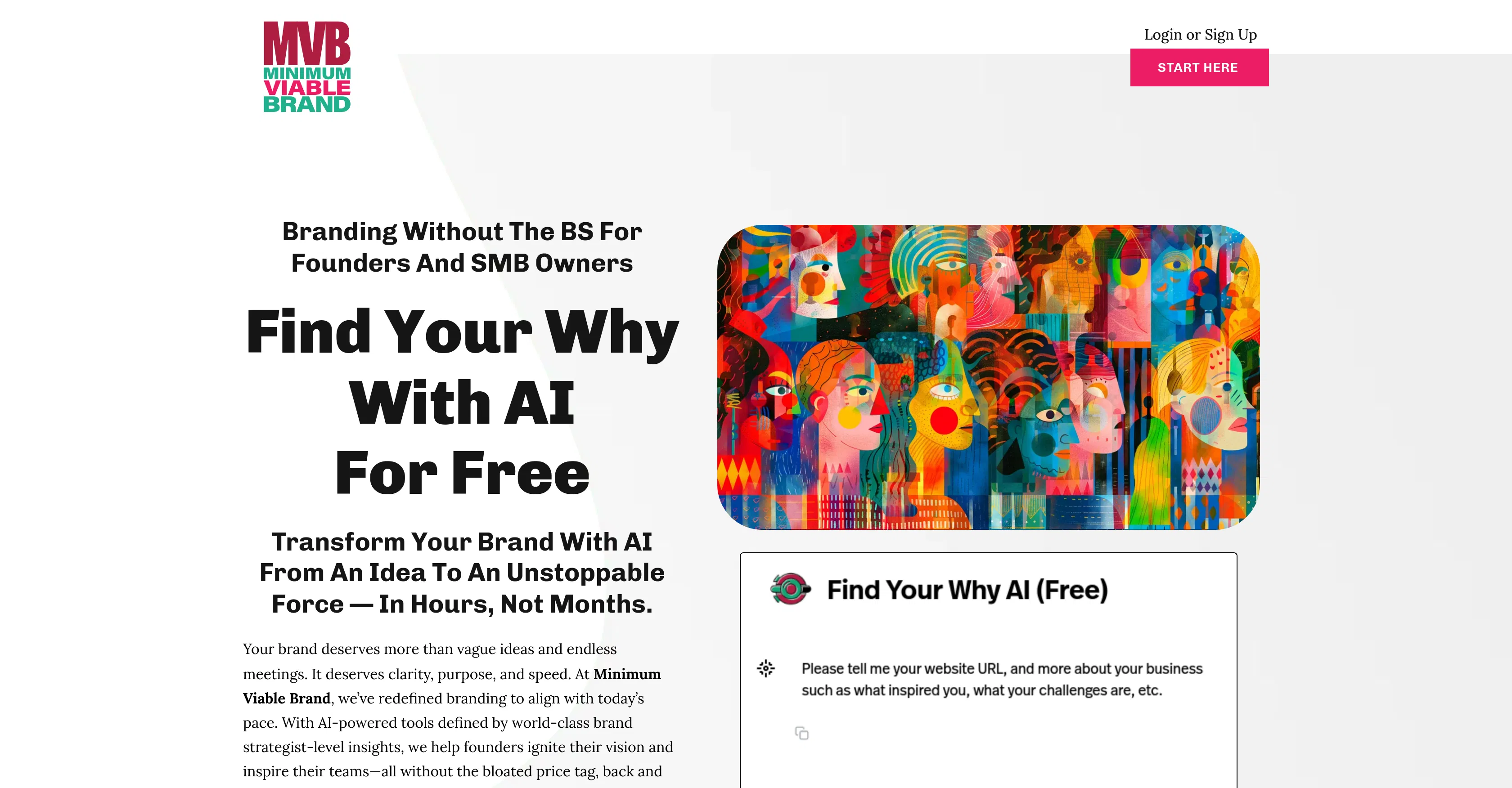 Minimum Viable Brand (MVB) screenshot