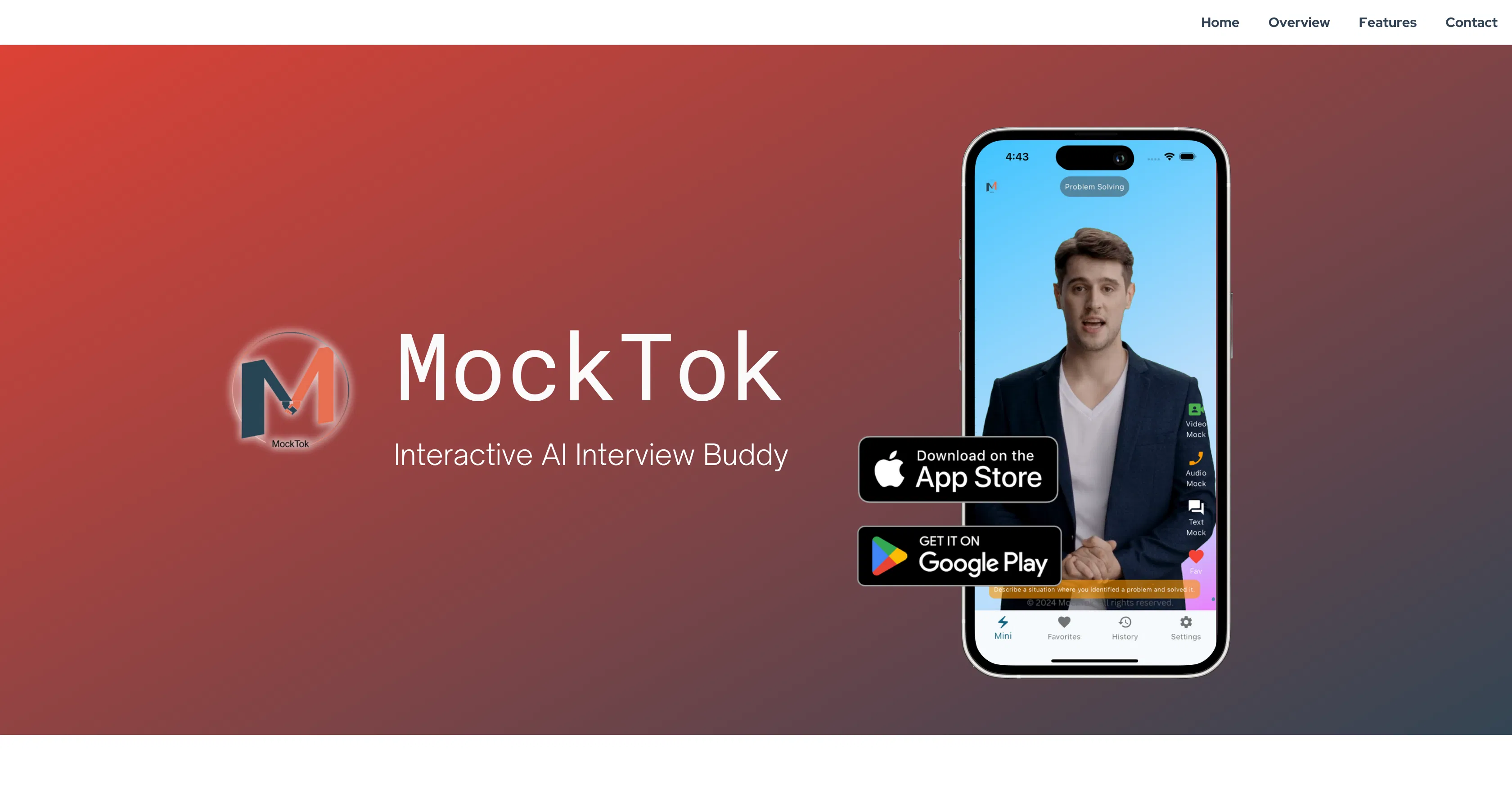 MockTok - AI Interviewer screenshot