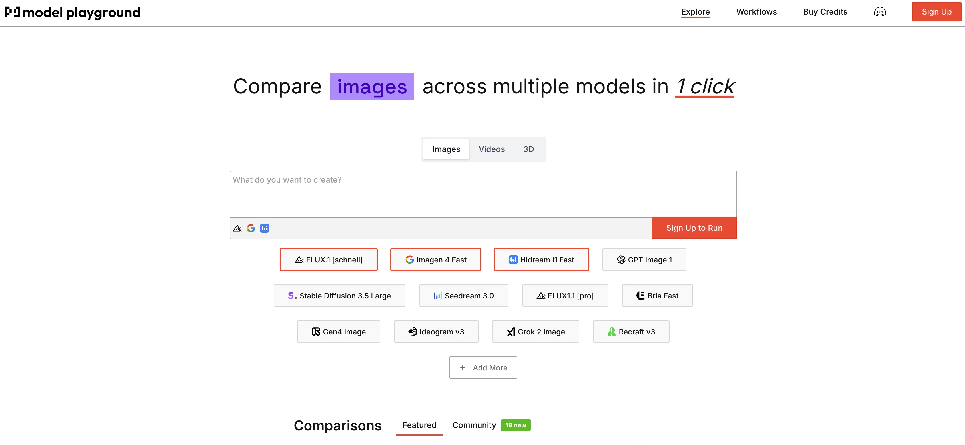 Model Playground AI screenshot