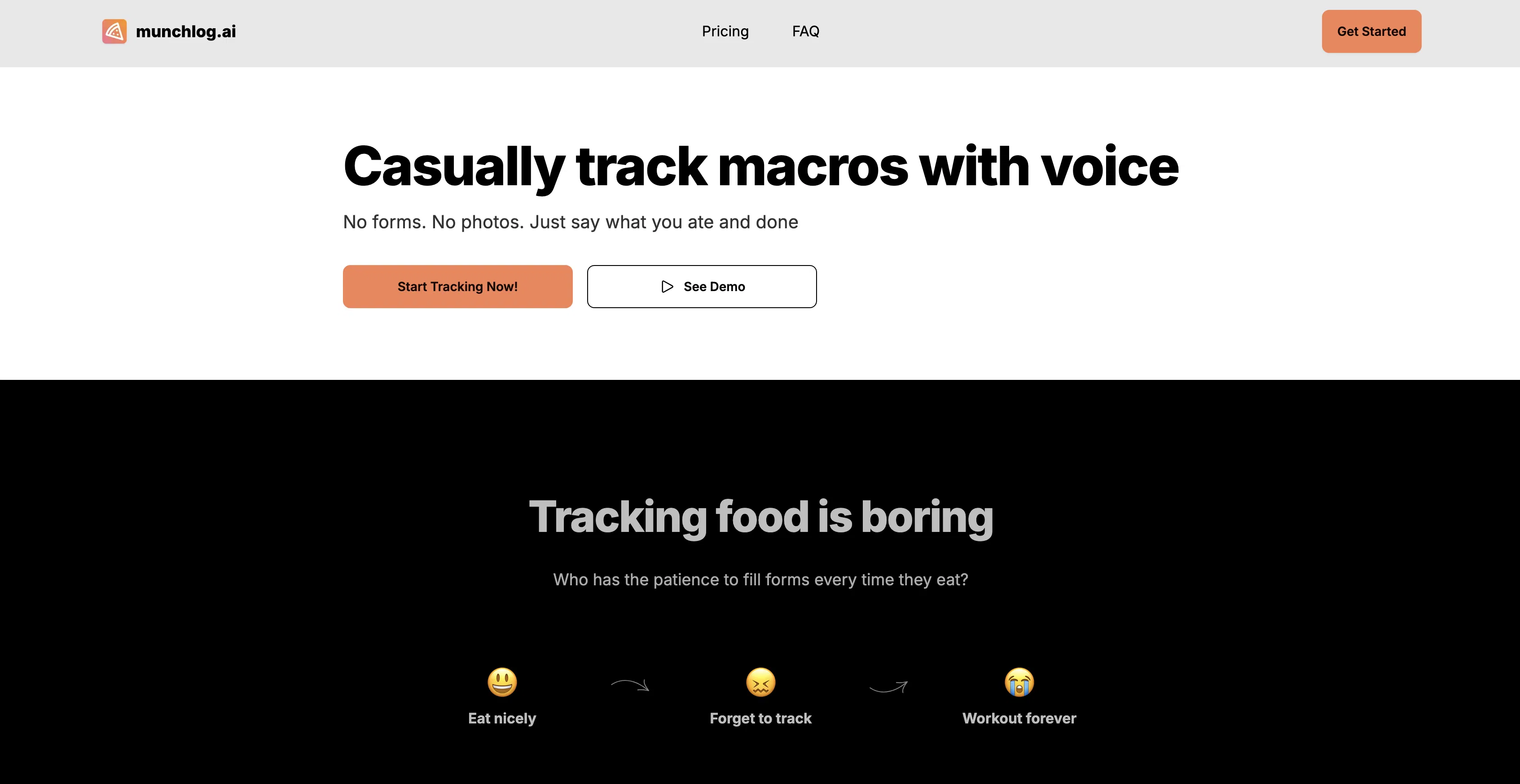 Munchlog AI screenshot