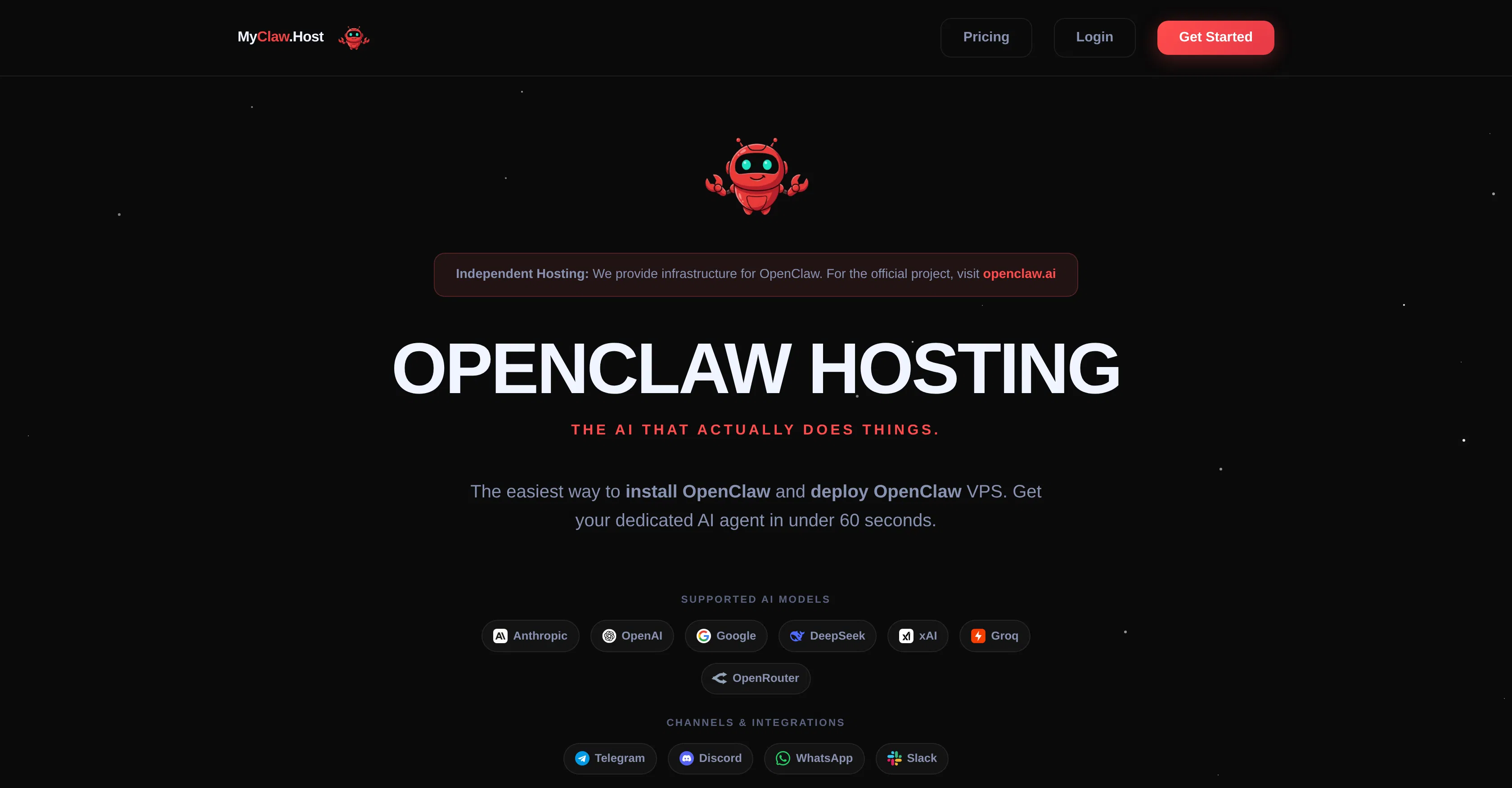 MyClaw.Host screenshot