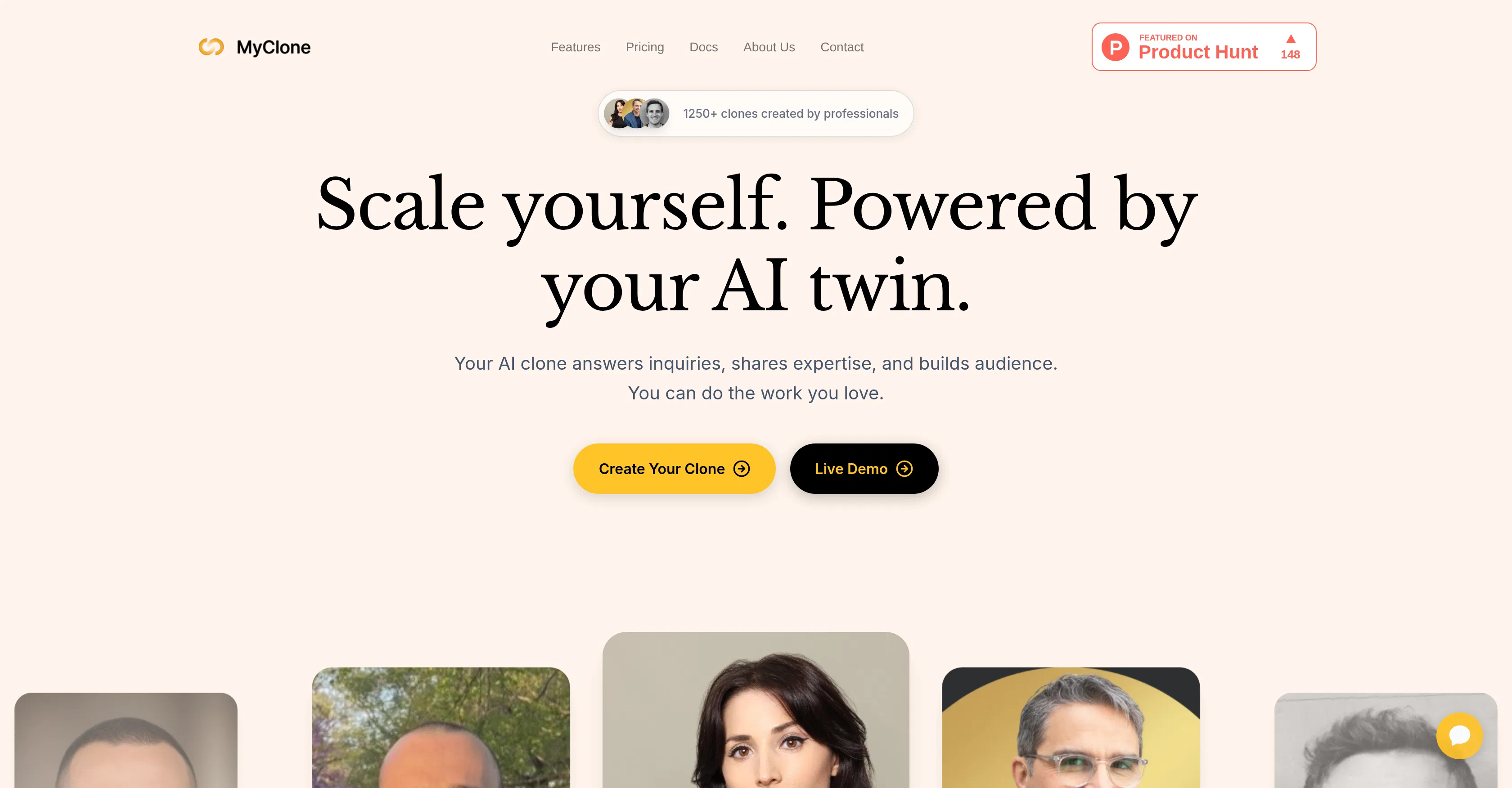 MyClone.is screenshot