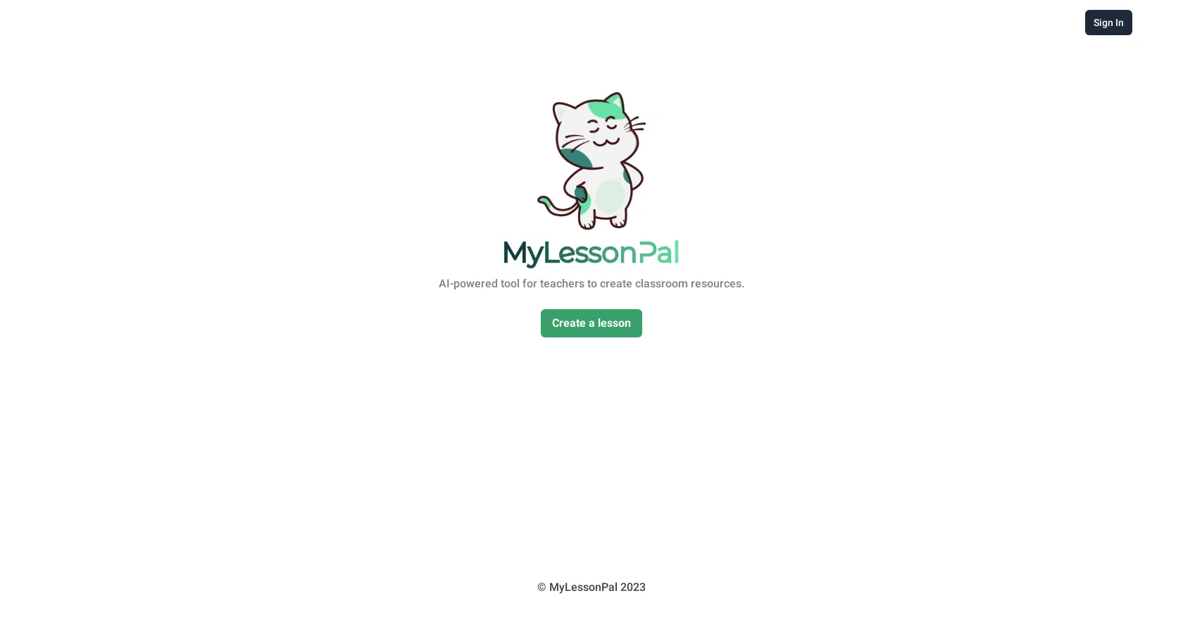 MyLessonPal screenshot