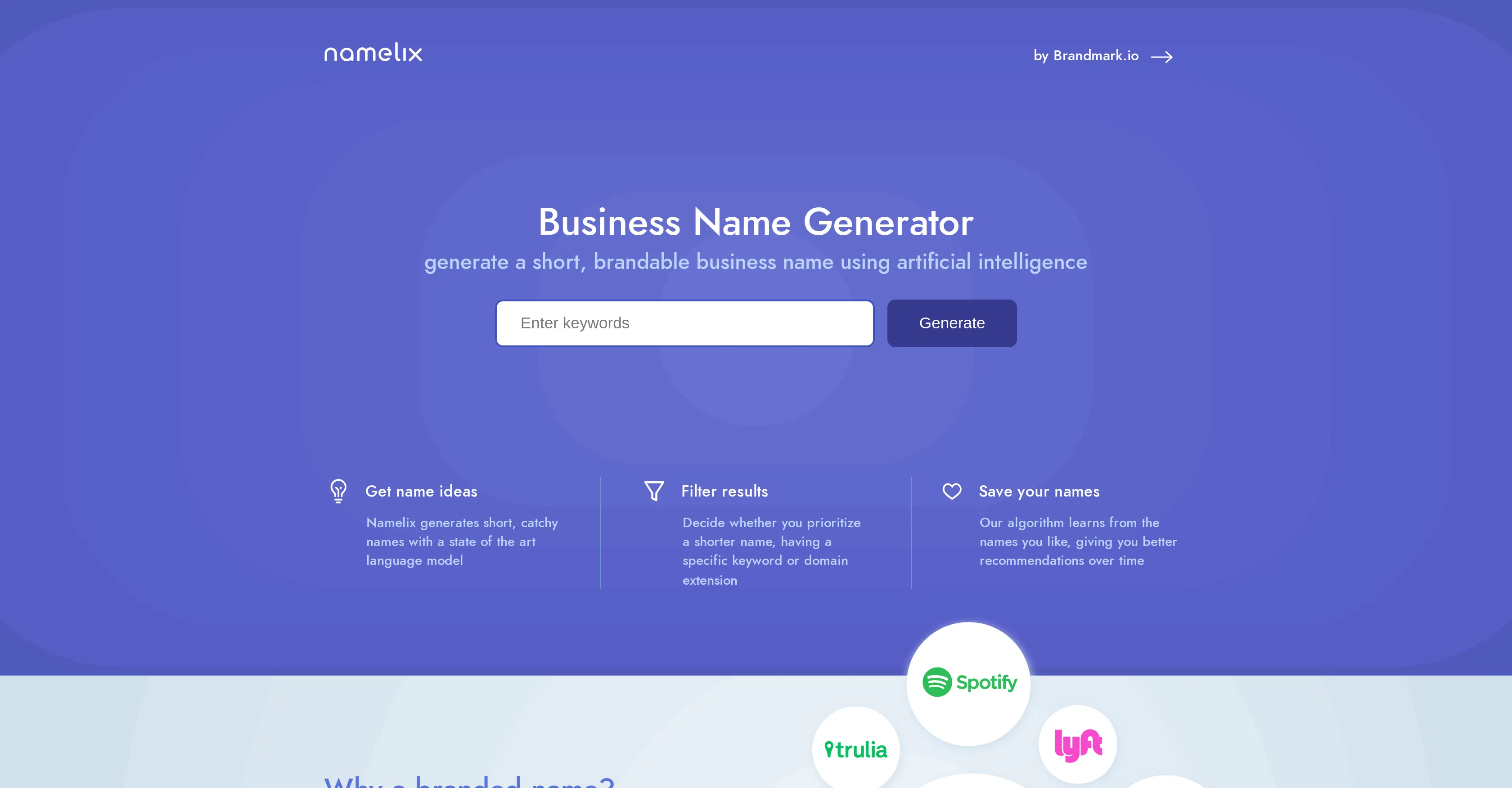 Namelix screenshot