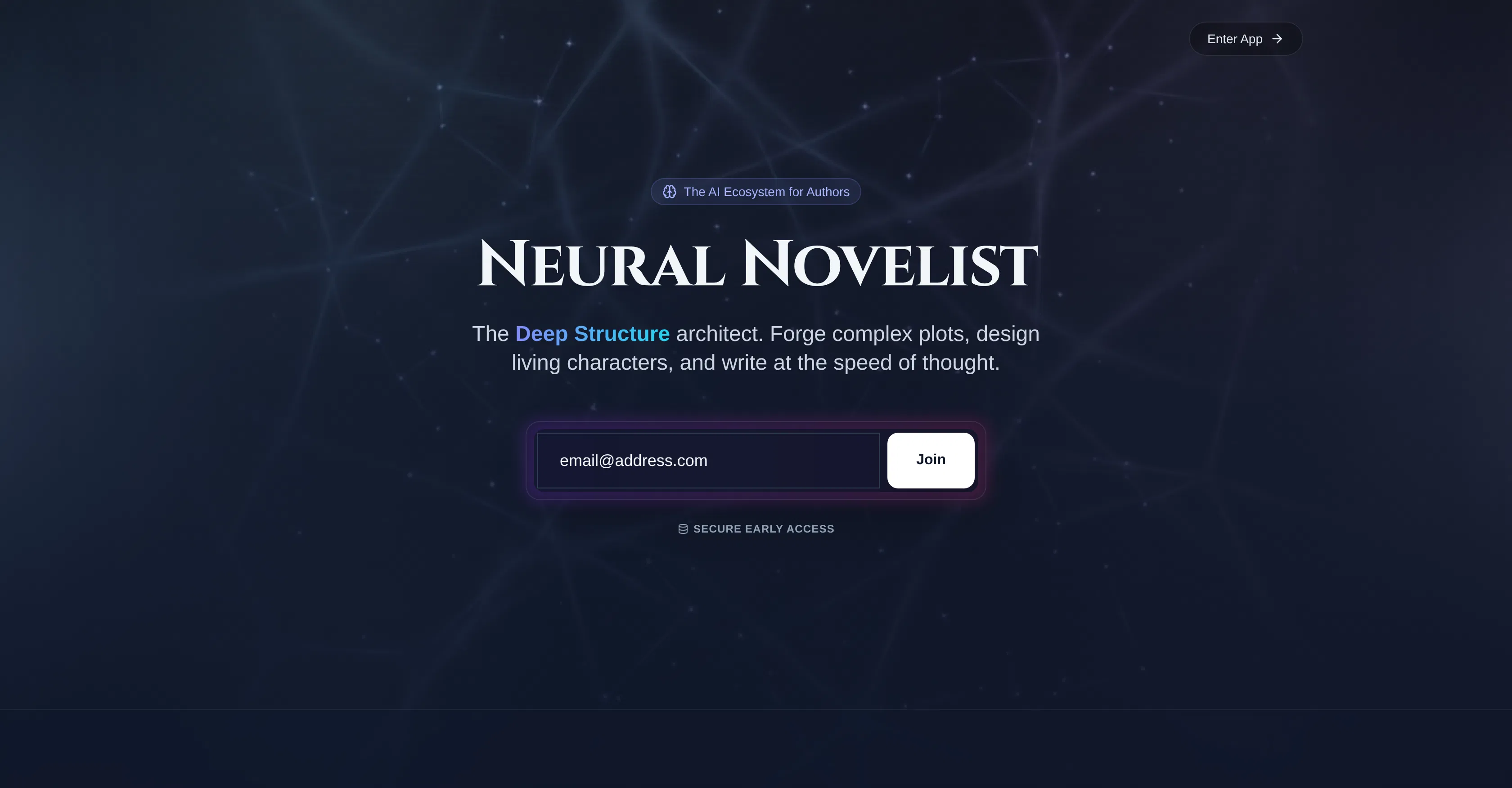 Neural Novelist screenshot