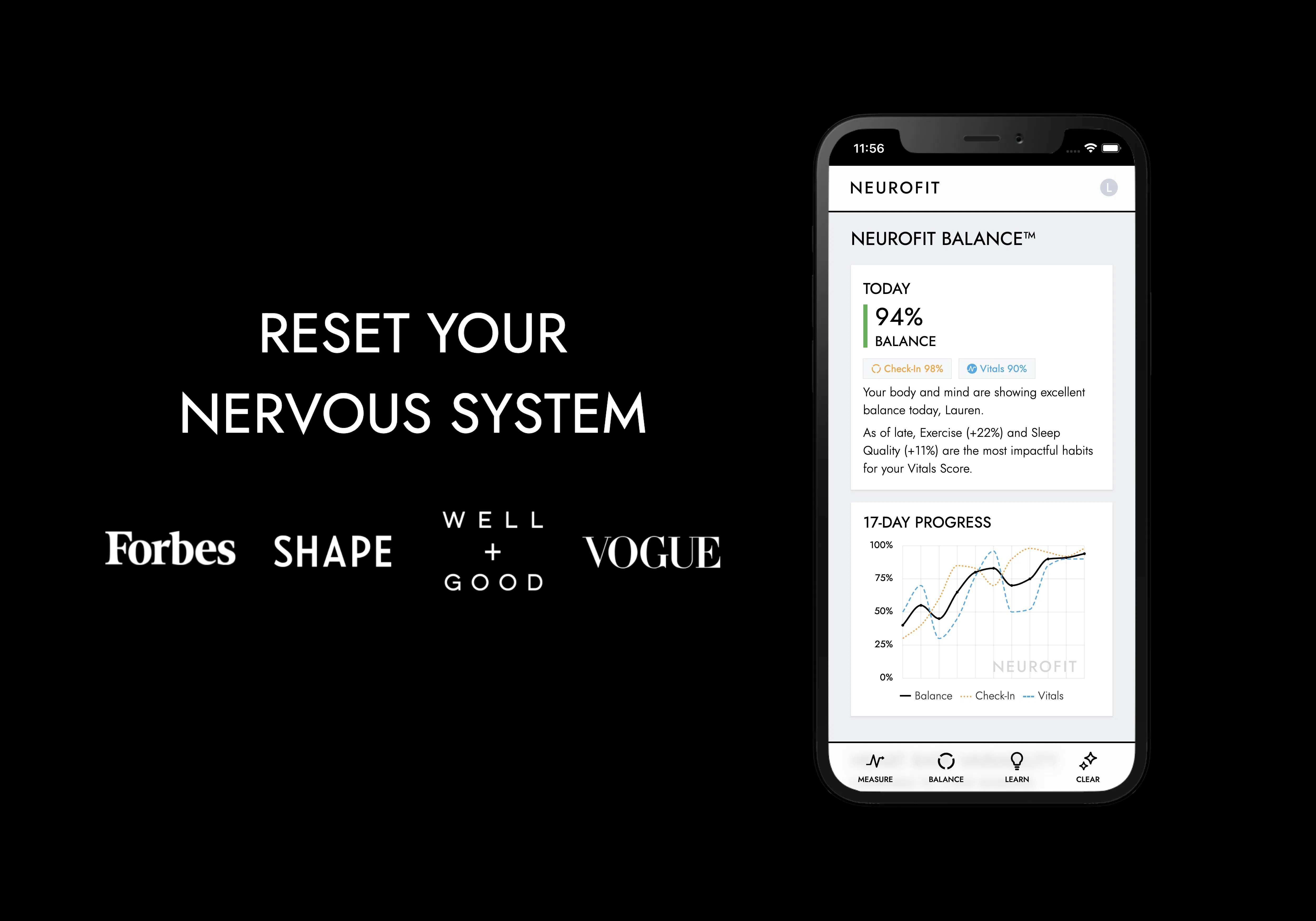 NEUROFIT App: Vagus Nerve Reset screenshot