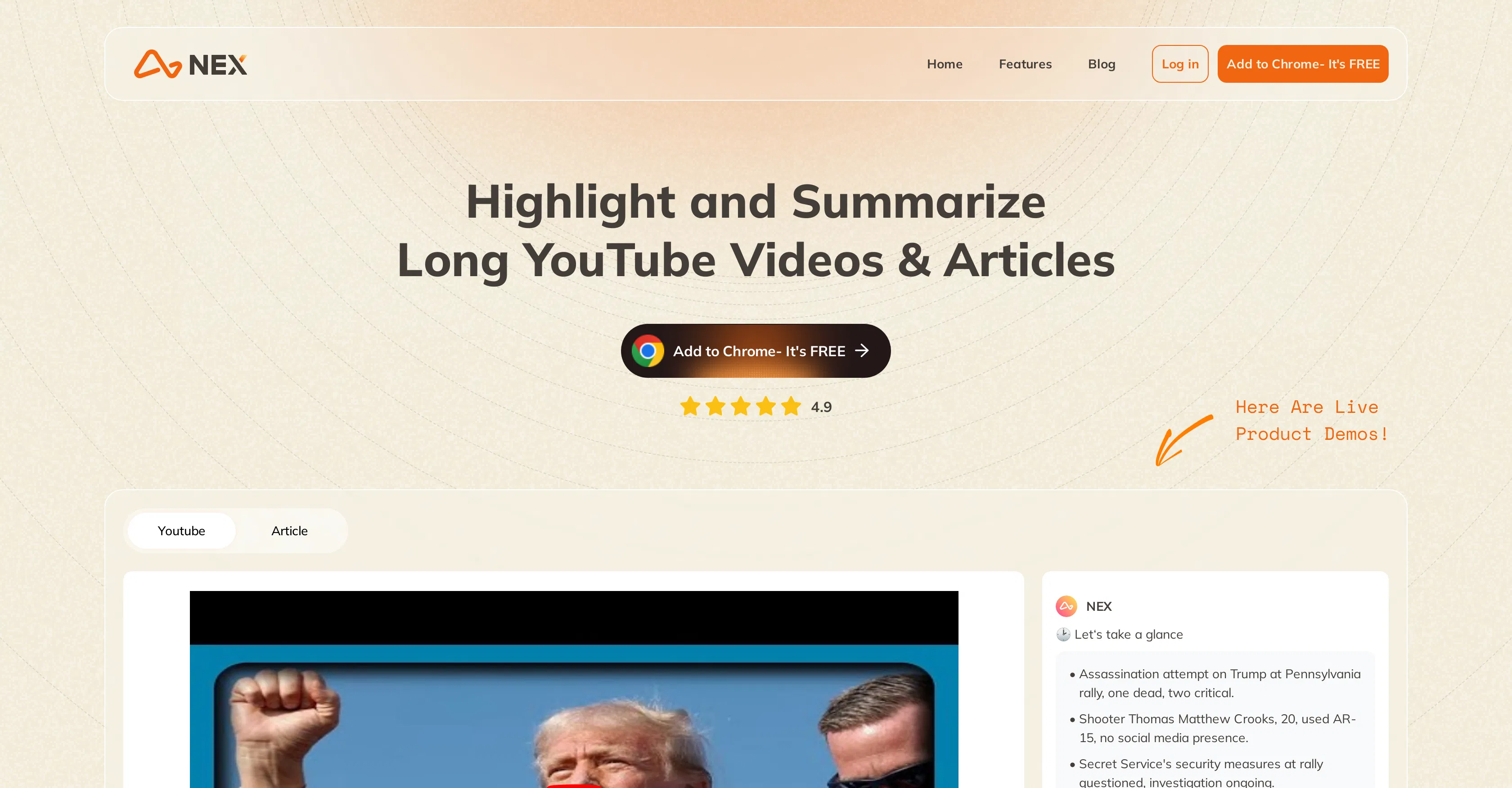Nex : AI Knowledge Copilot screenshot