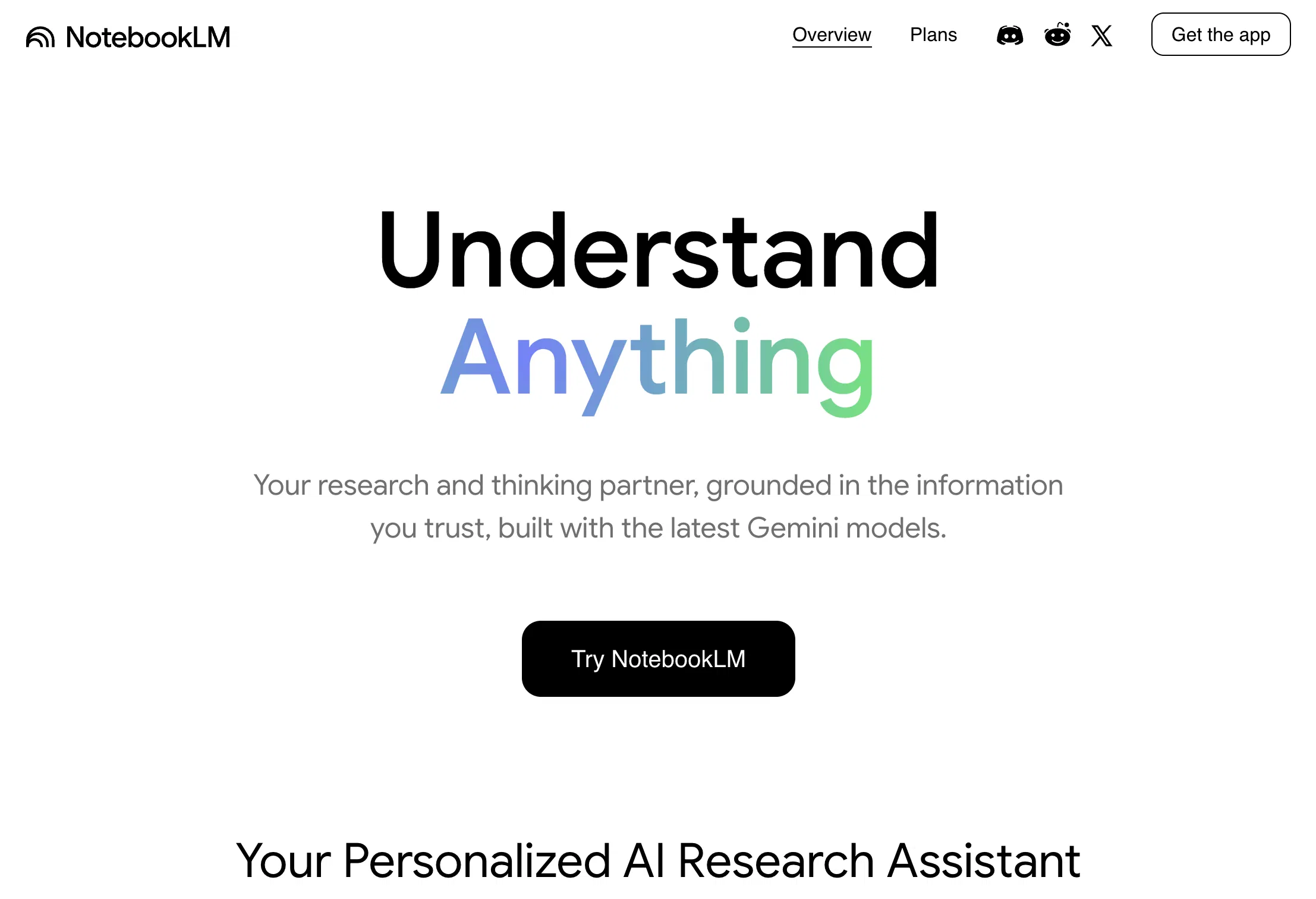NotebookLM screenshot
