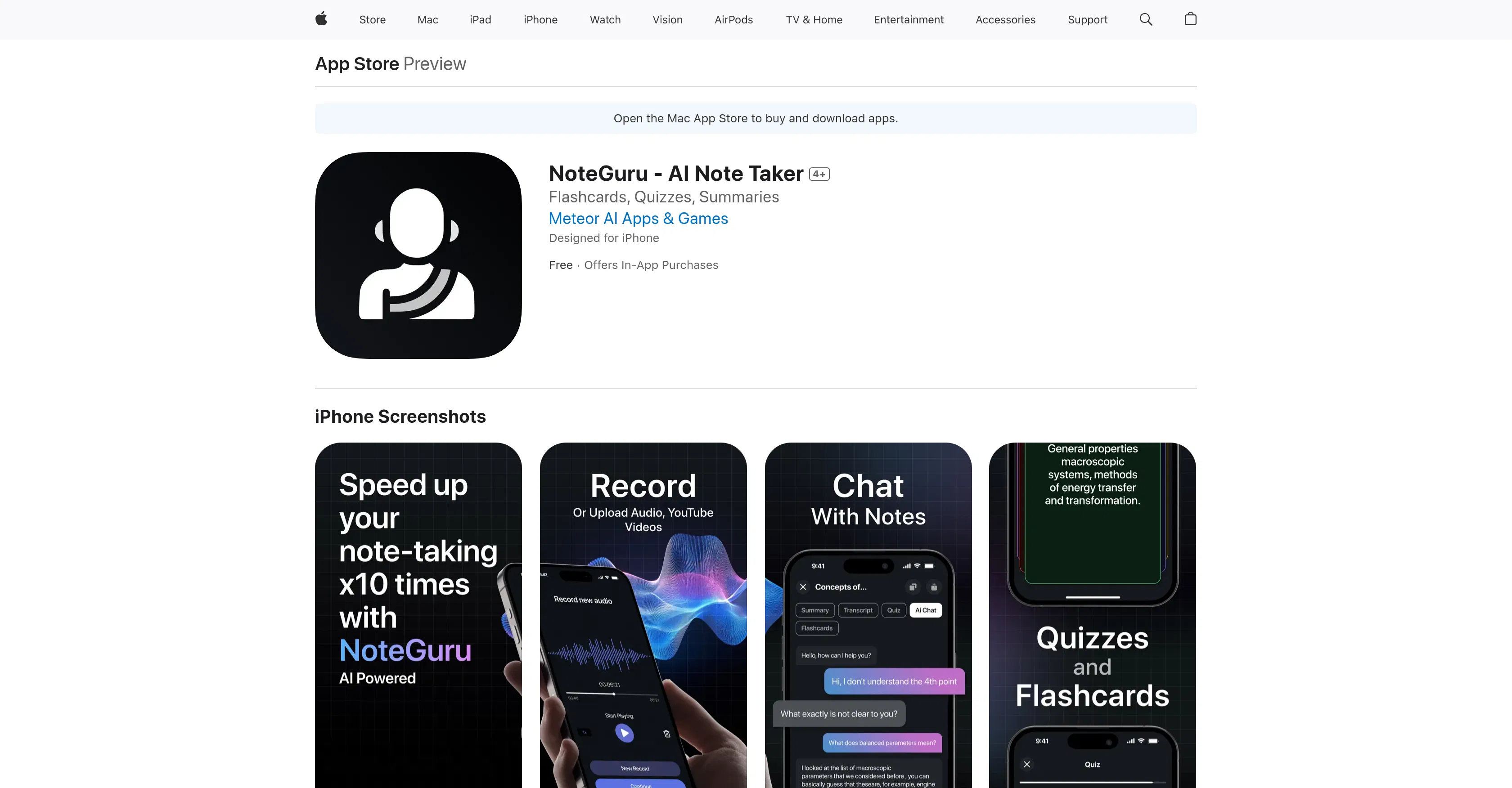NoteGuru - AI Note Taker screenshot