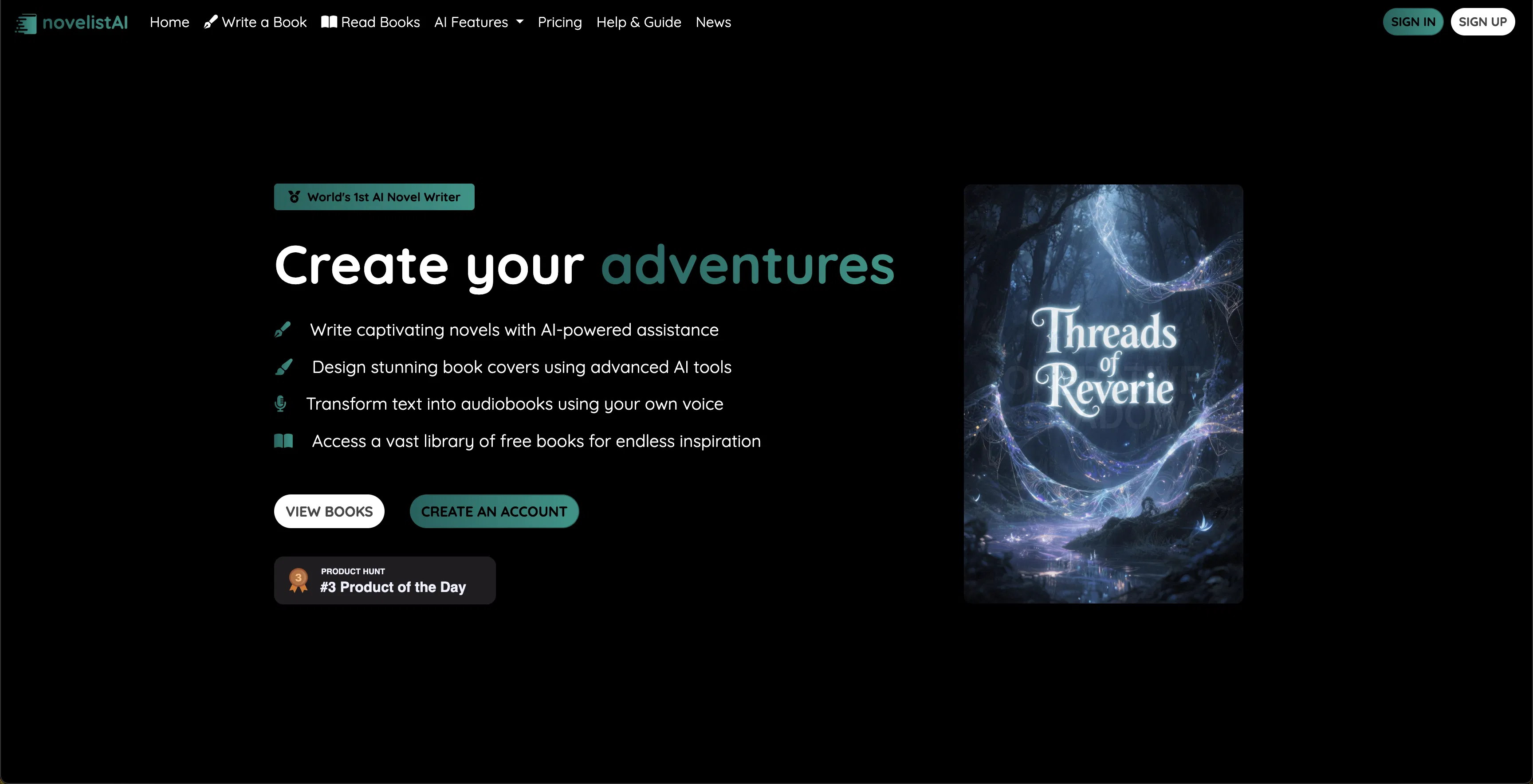 novelistAI screenshot