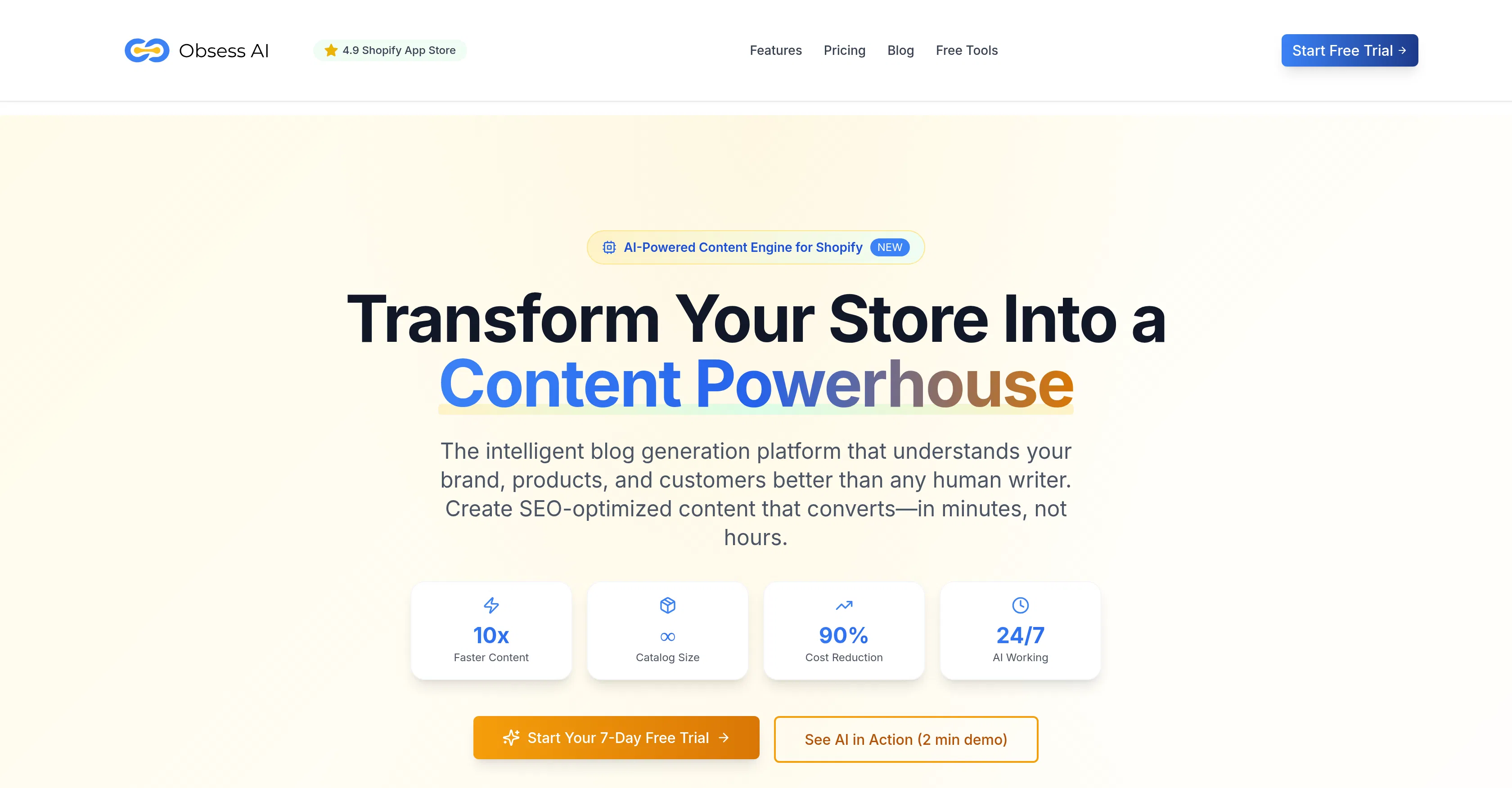 Obsess AI screenshot