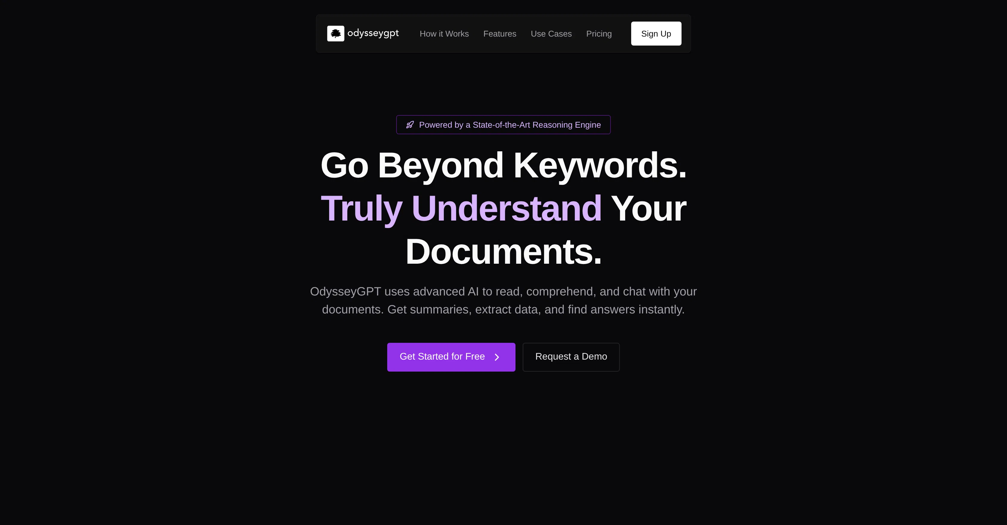 OdysseyGPT screenshot