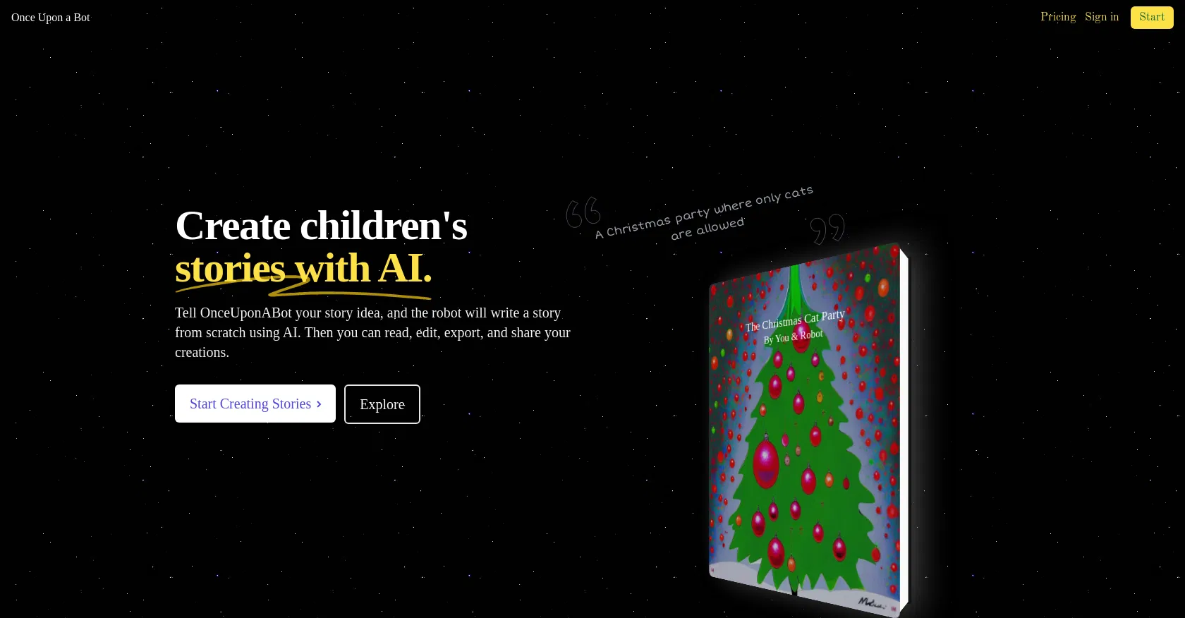 Once Upon A Bot screenshot