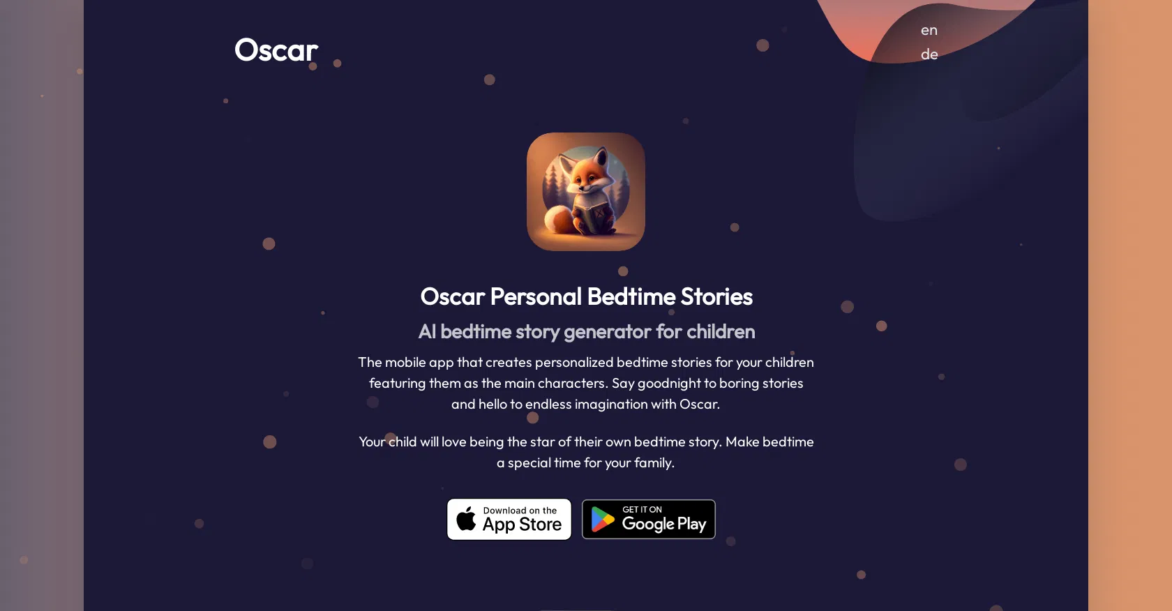 Oscar screenshot