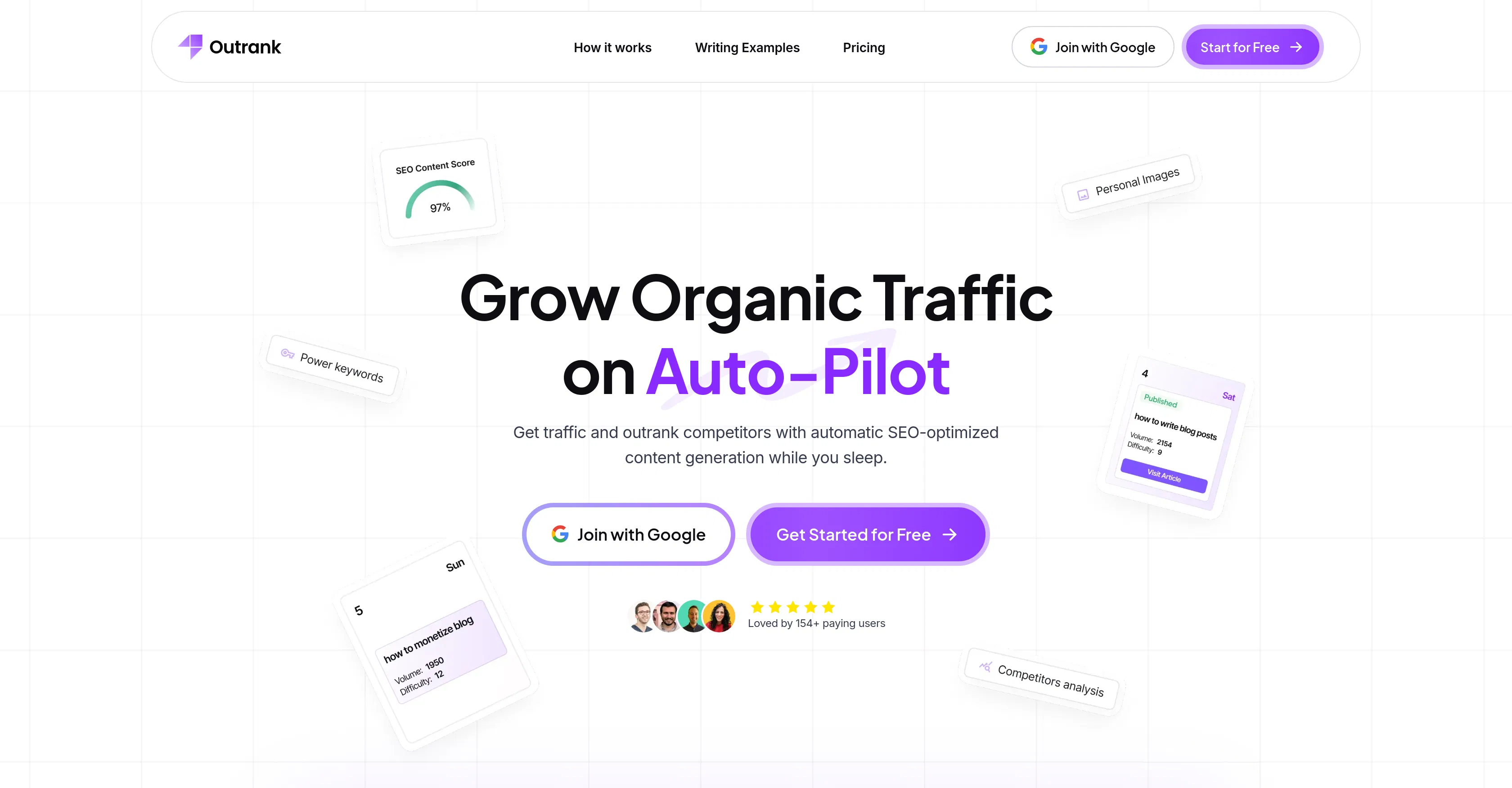 Outrank.so screenshot
