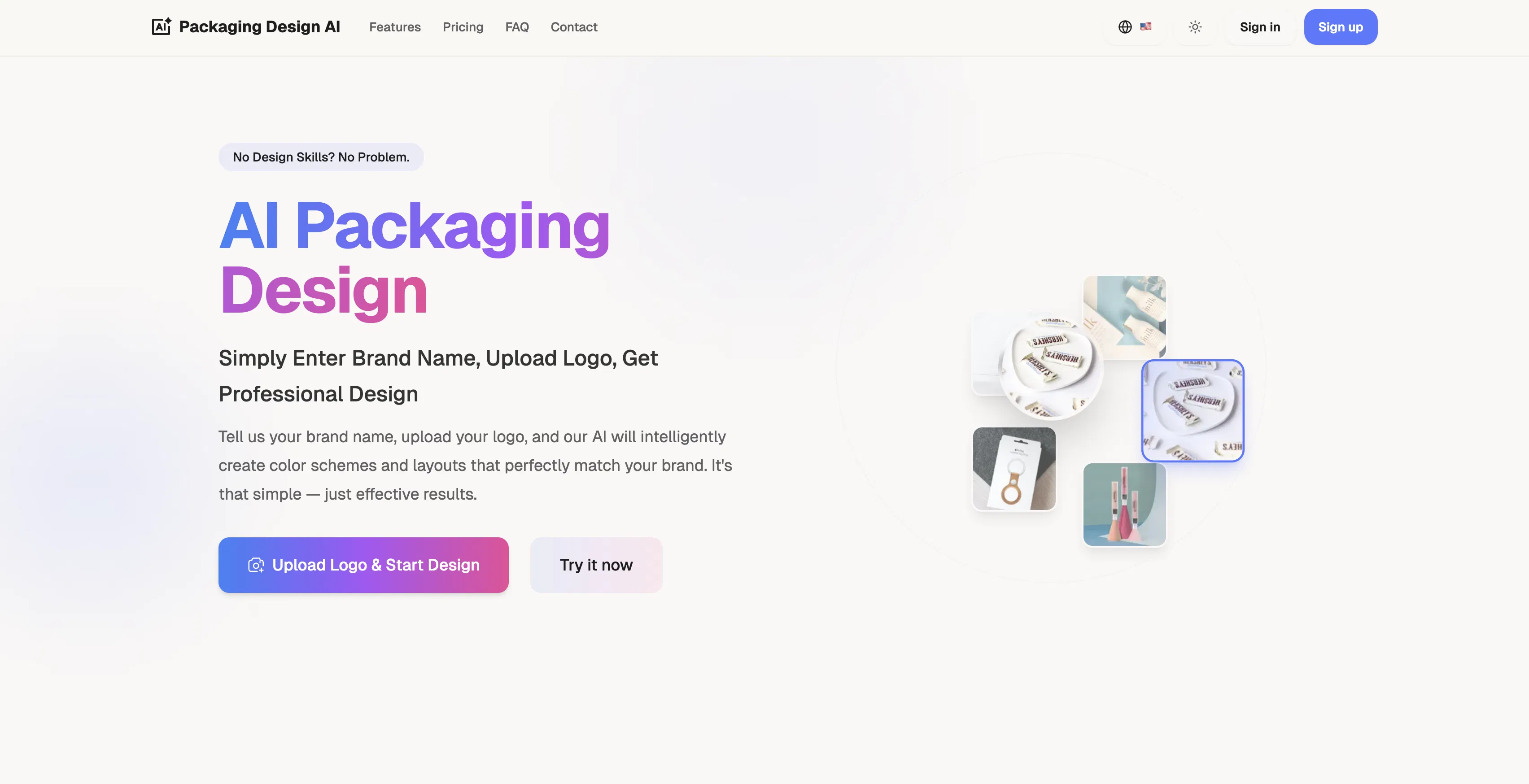 Packaging Design AI screenshot