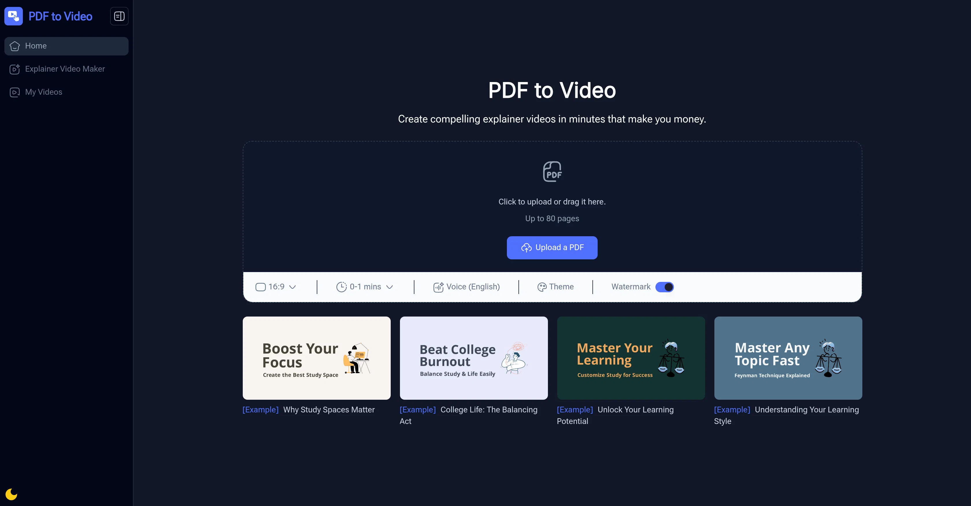 PDF to Video AI screenshot