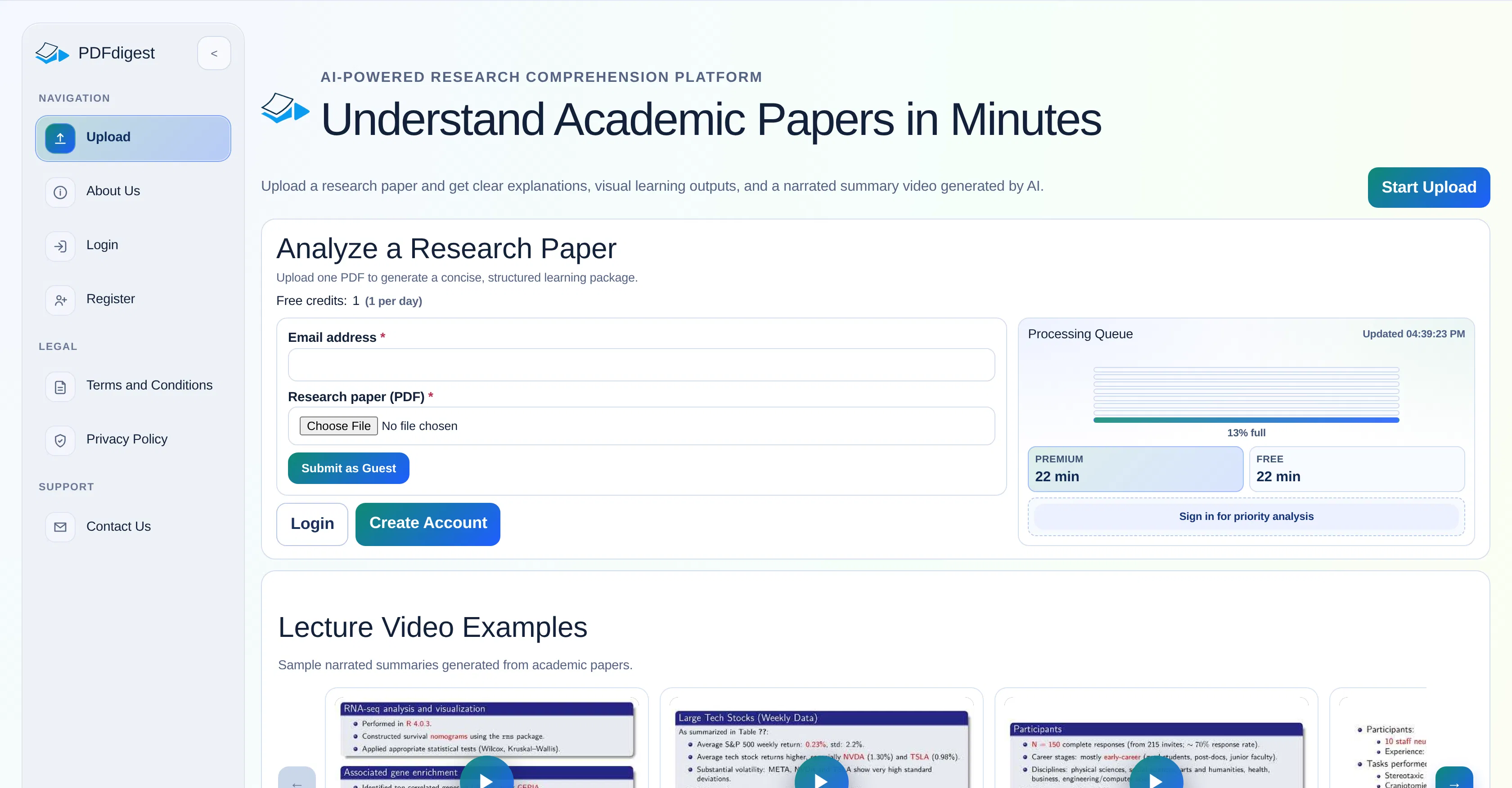 PDFdigest screenshot