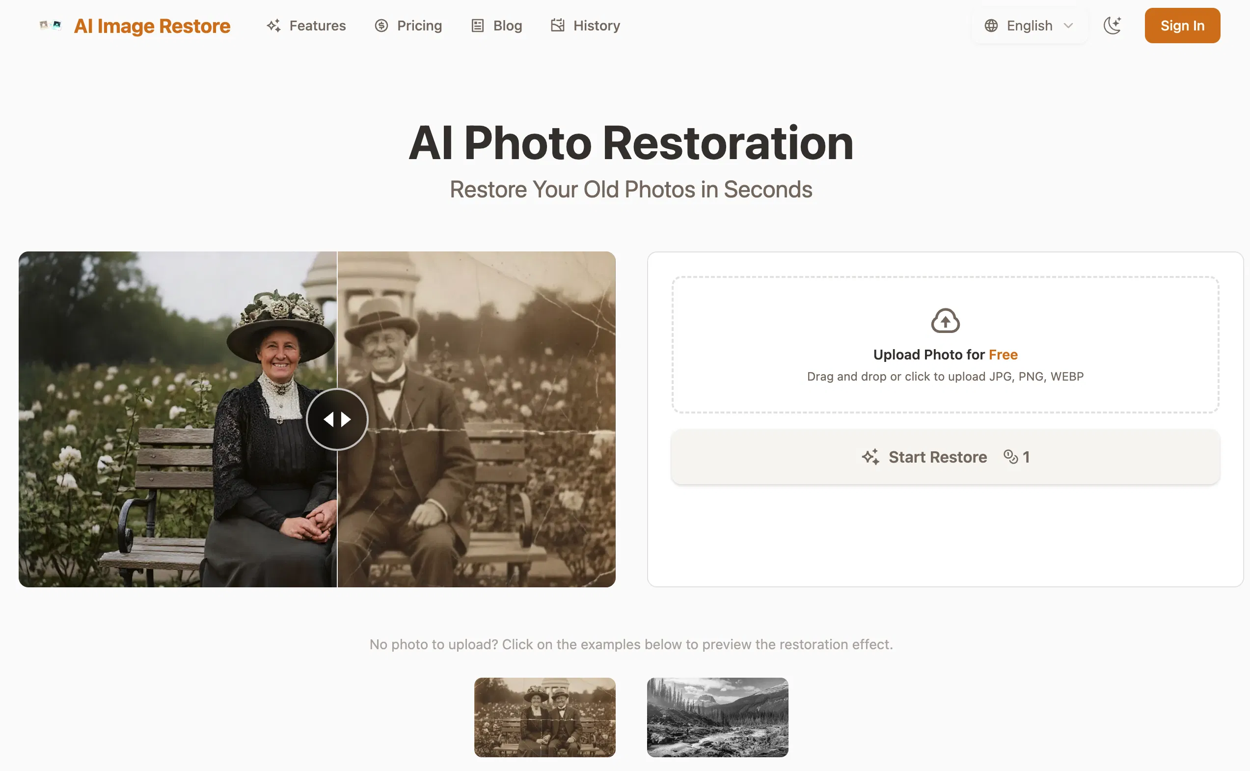PhotoRestore.ai screenshot