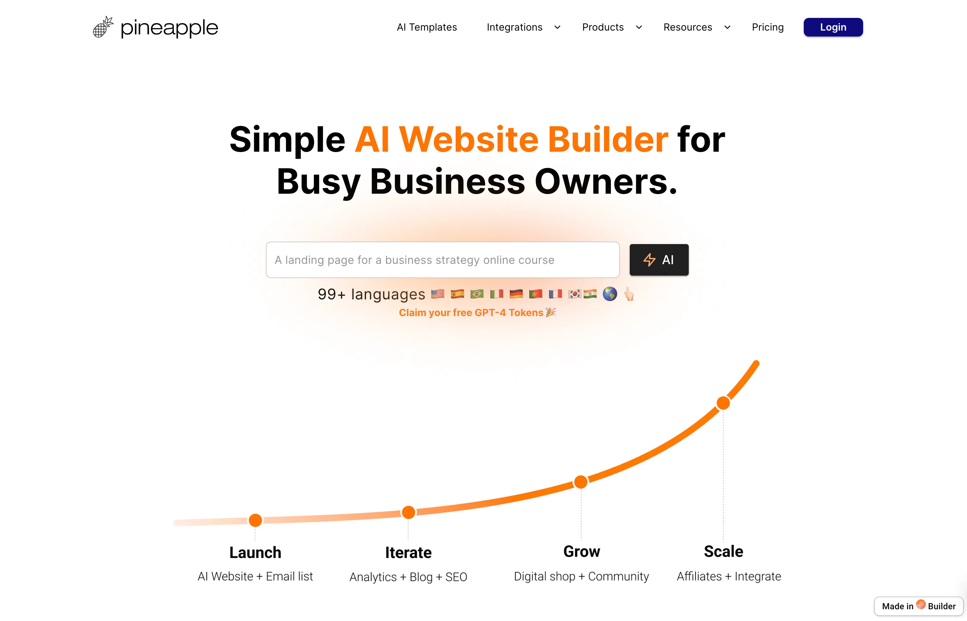 Pineapple Builder screenshot