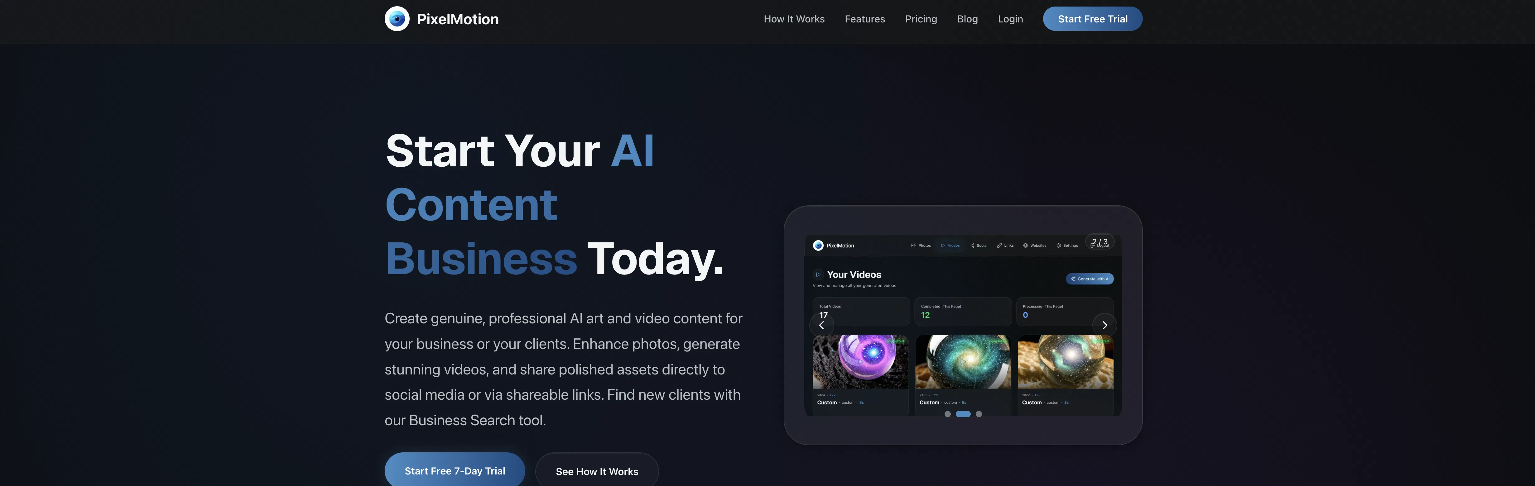 PixelMotion screenshot