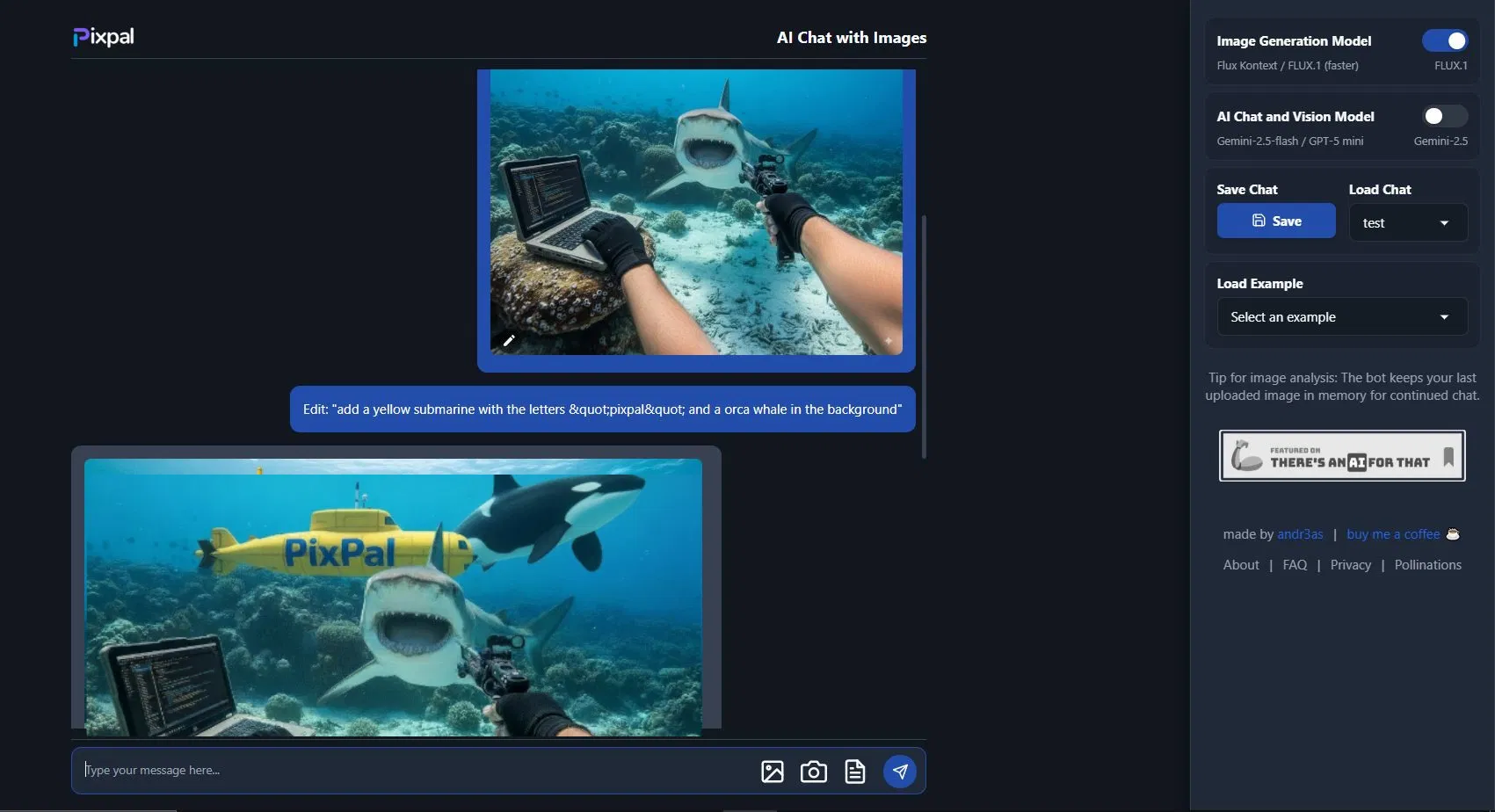 PixPal - Free AI Chat with Image Editor & Video Generator screenshot