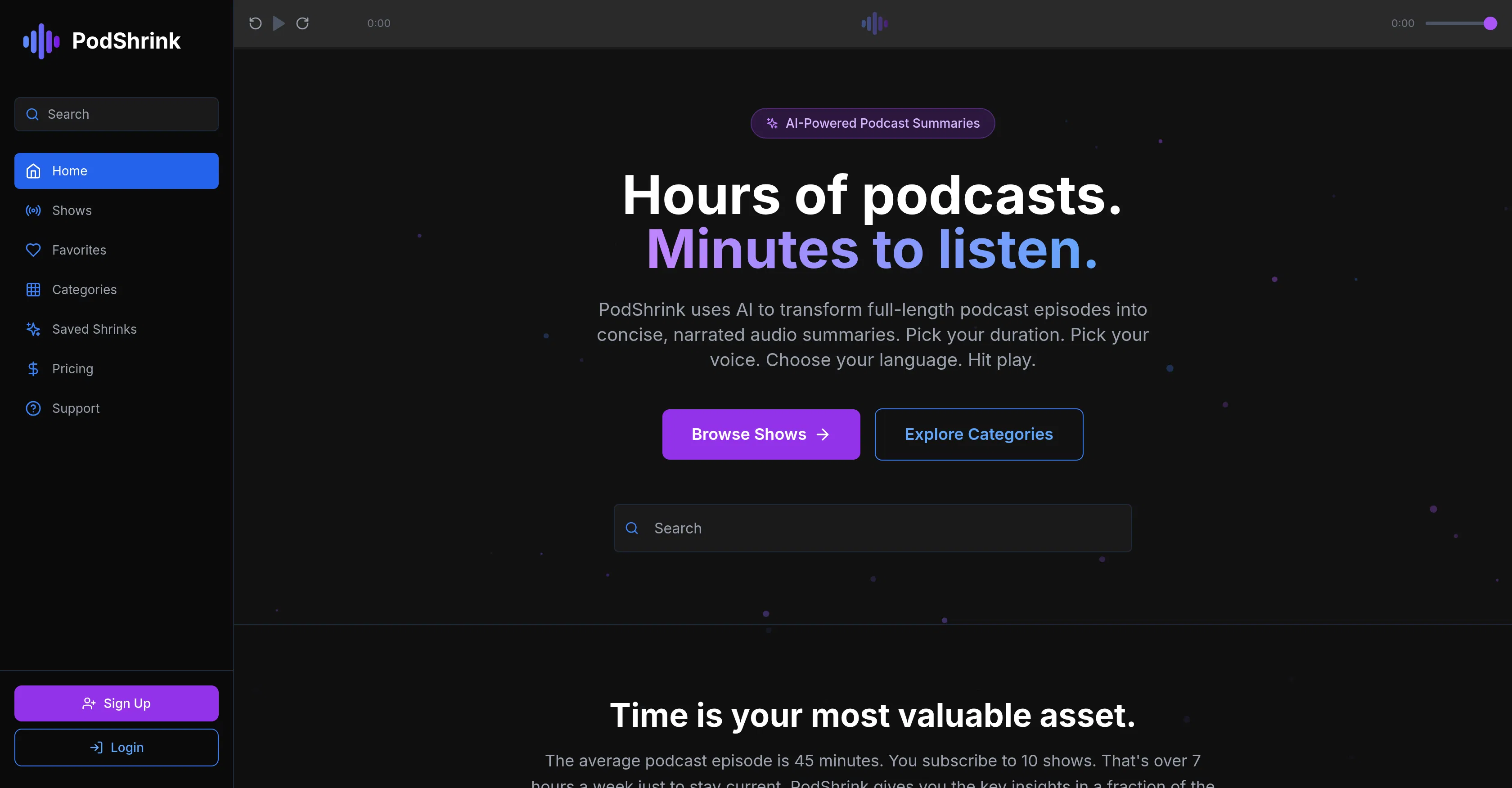 PodShrink screenshot