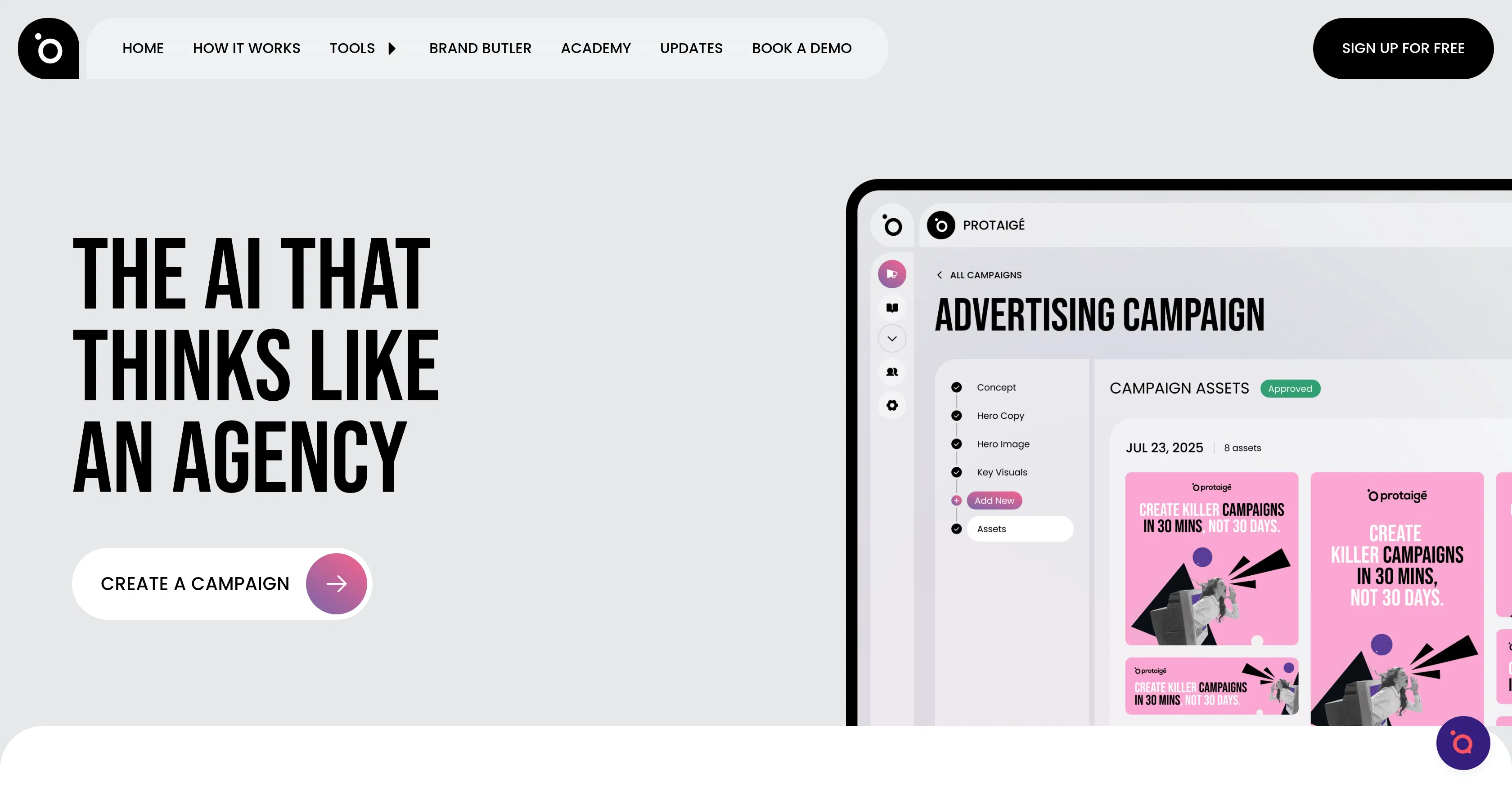 Protaigé screenshot