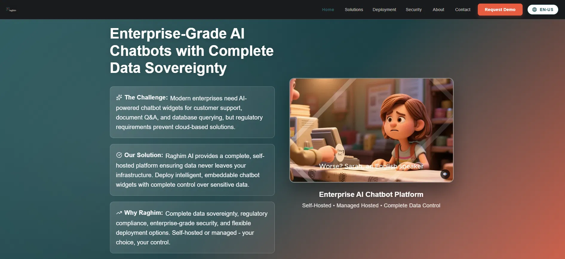 Raghim AI screenshot