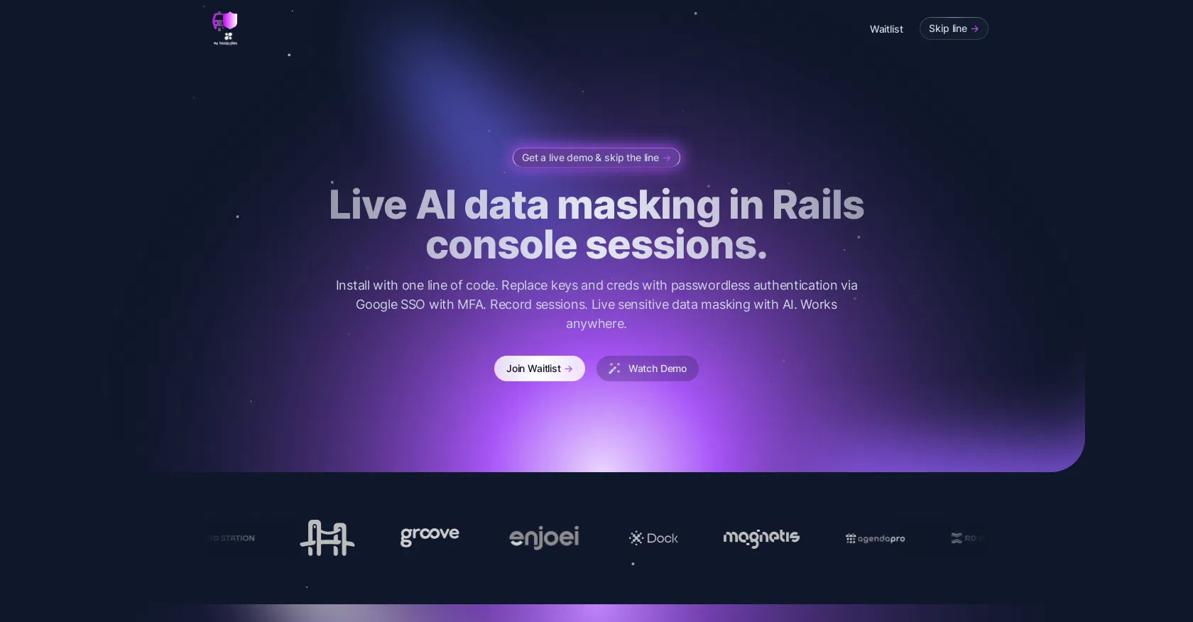 Rails Guard screenshot