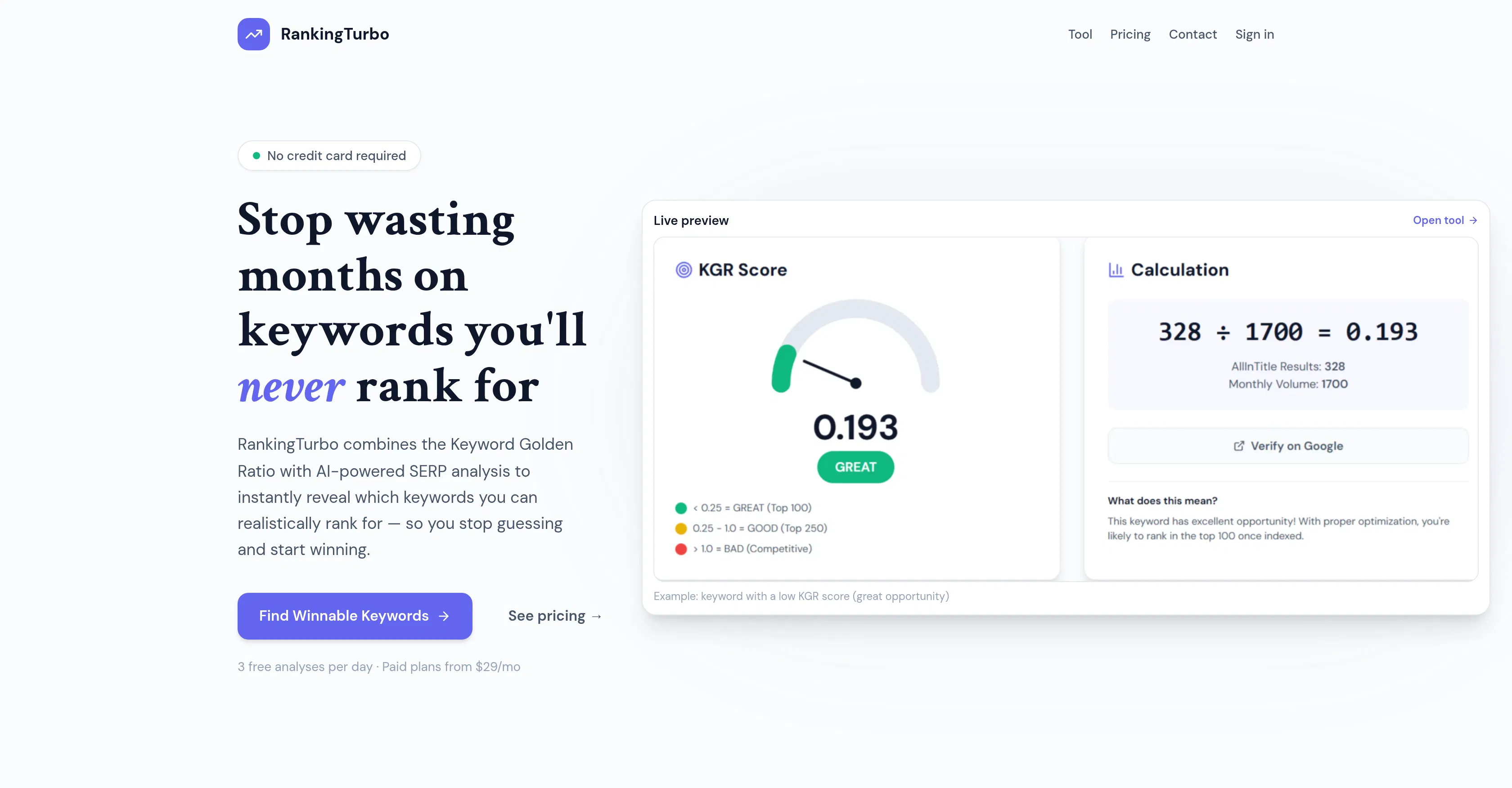 Ranking Turbo screenshot