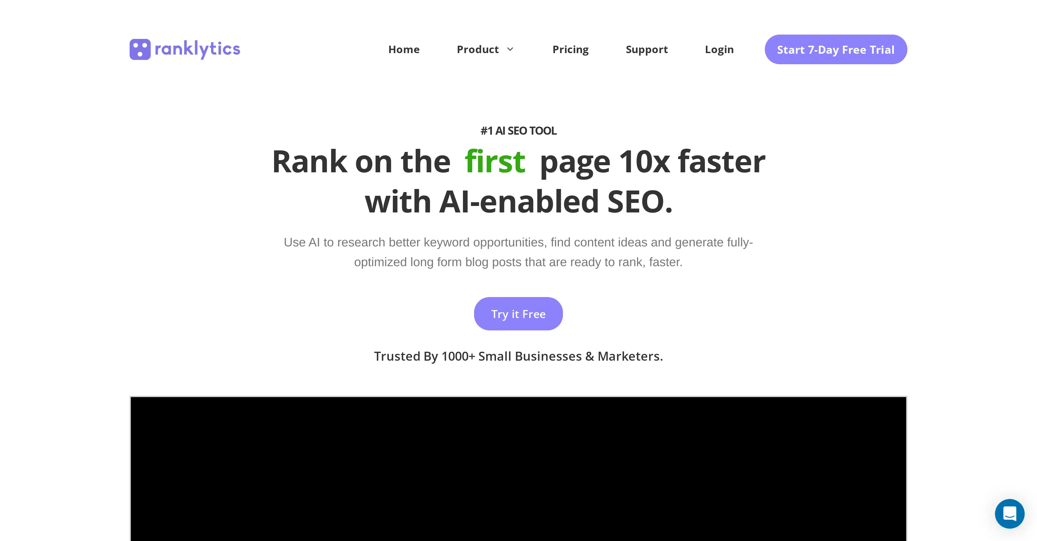 Ranklytics screenshot