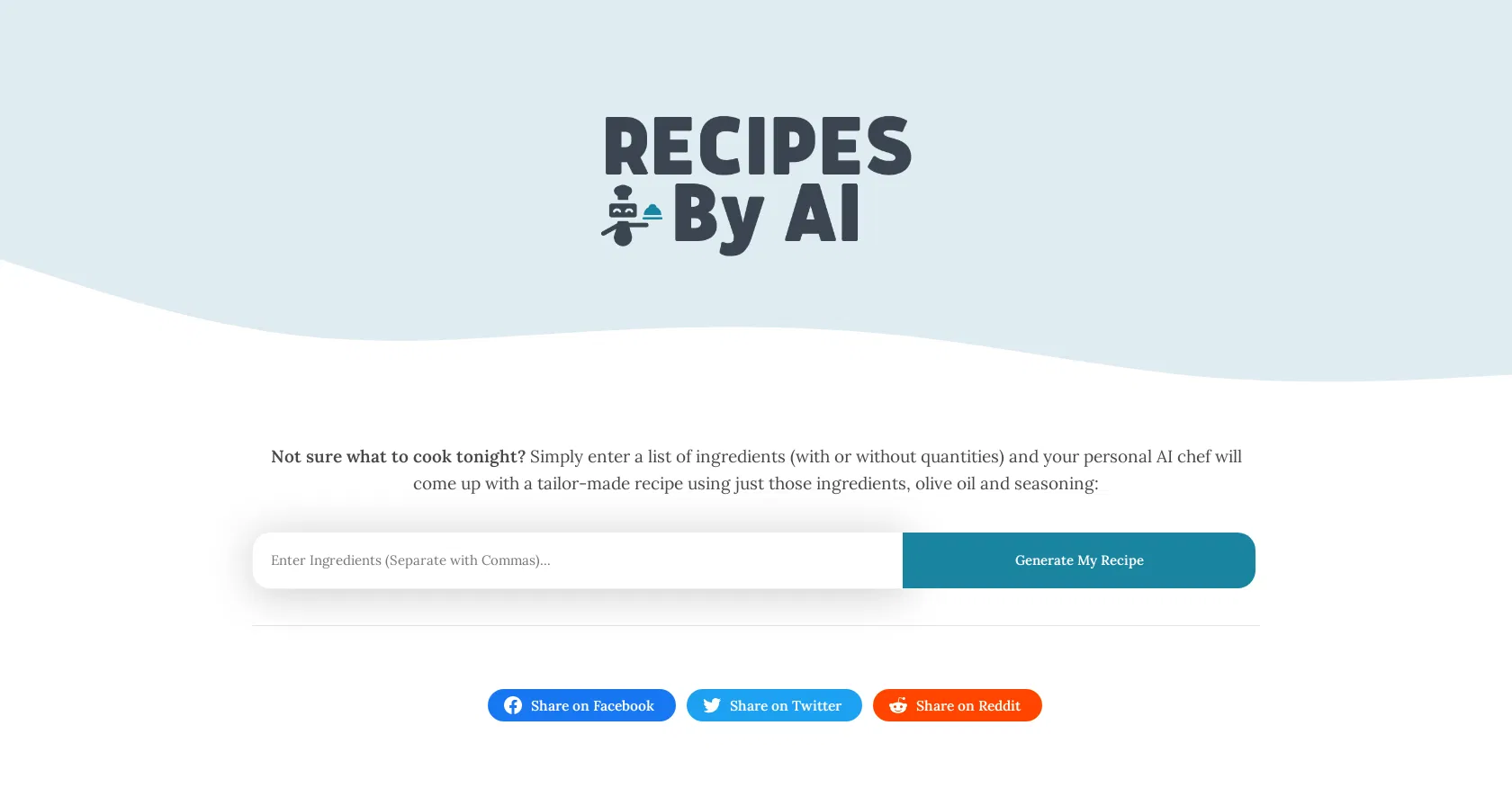Recipes By AI screenshot
