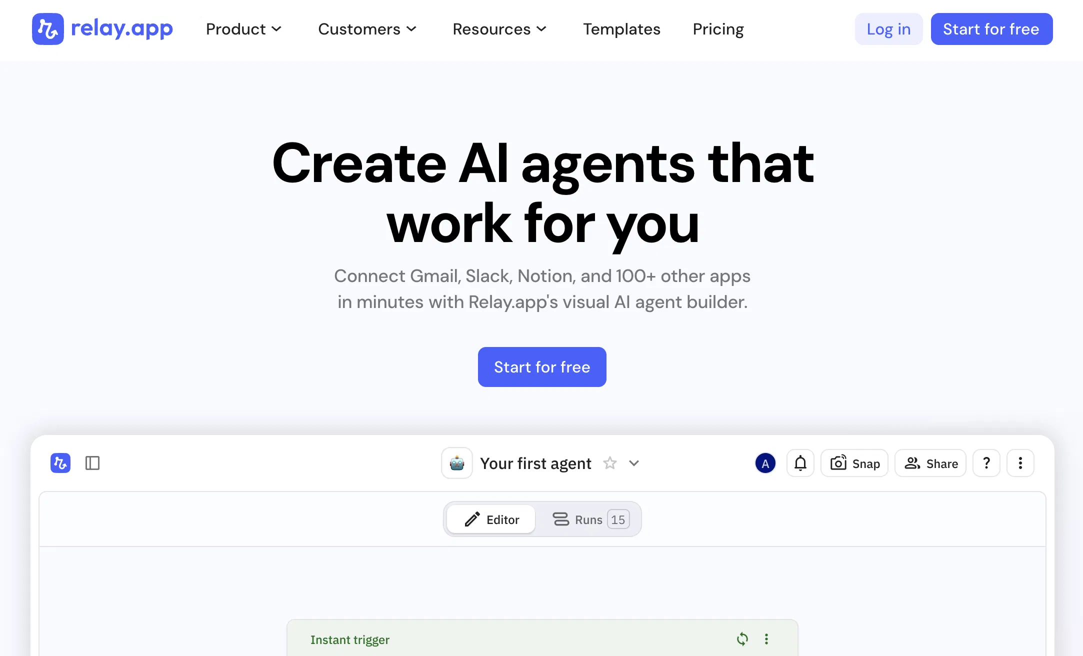 Relay.app screenshot