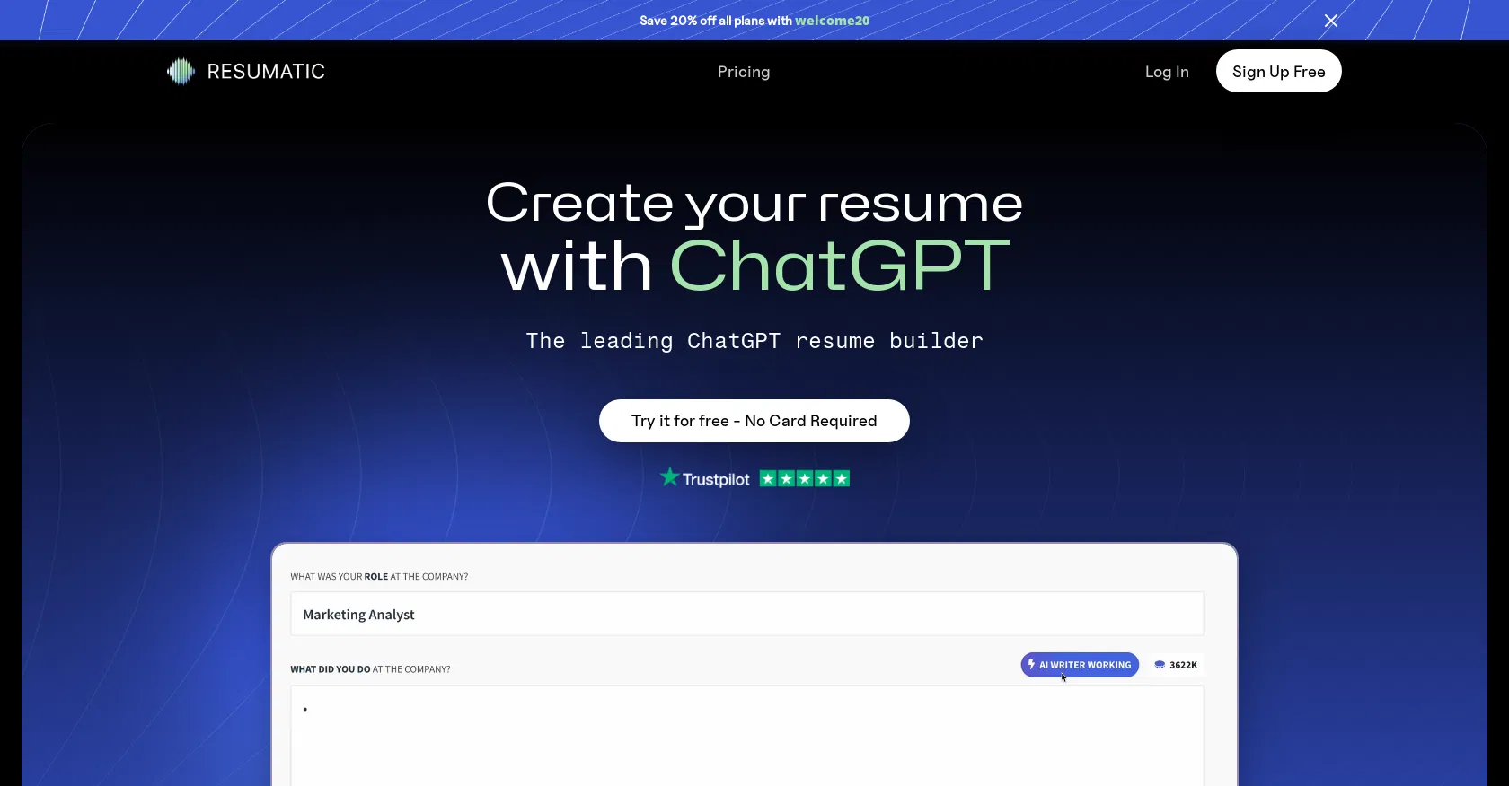 Resumatic screenshot