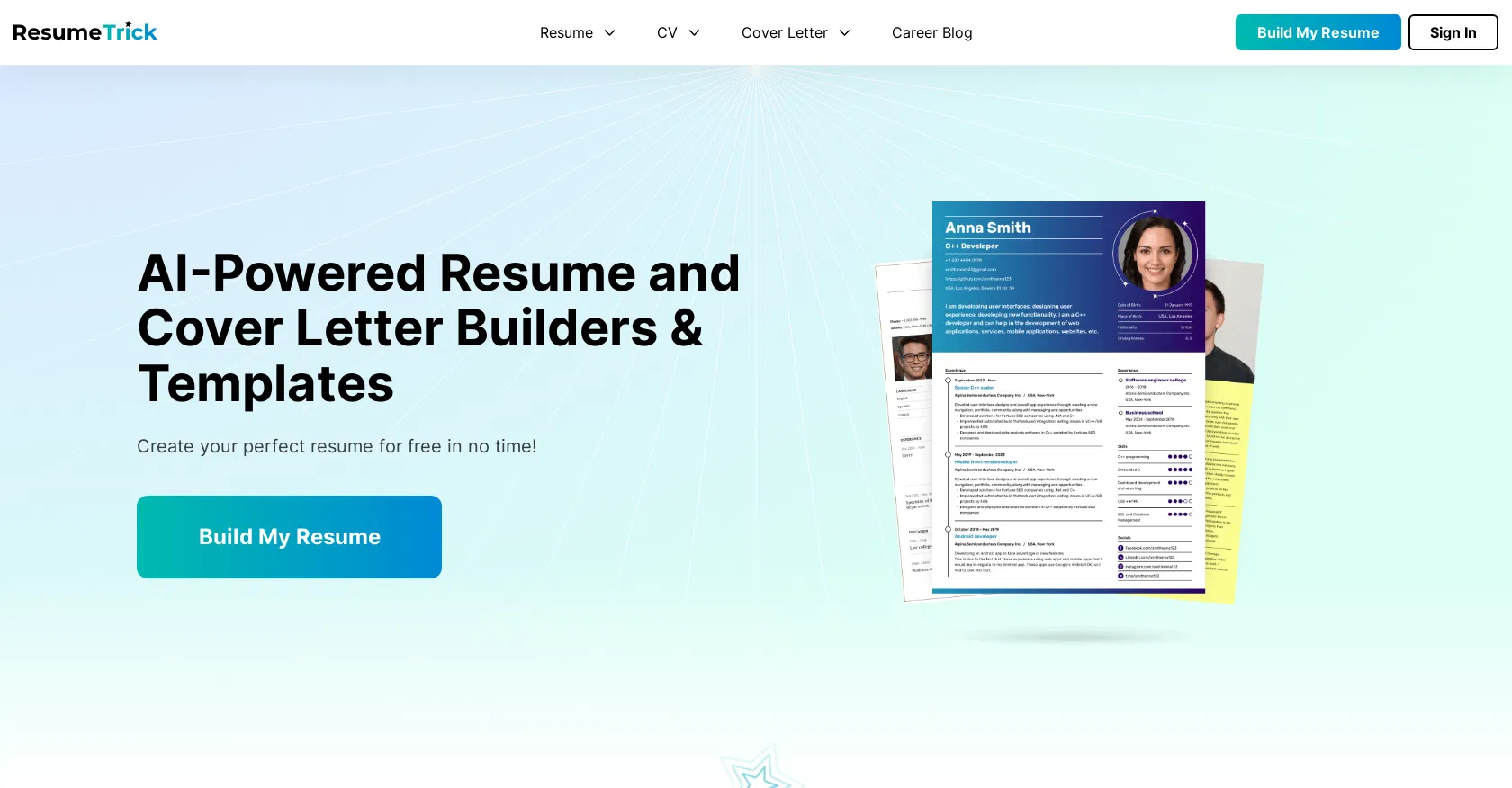 Resume Trick screenshot