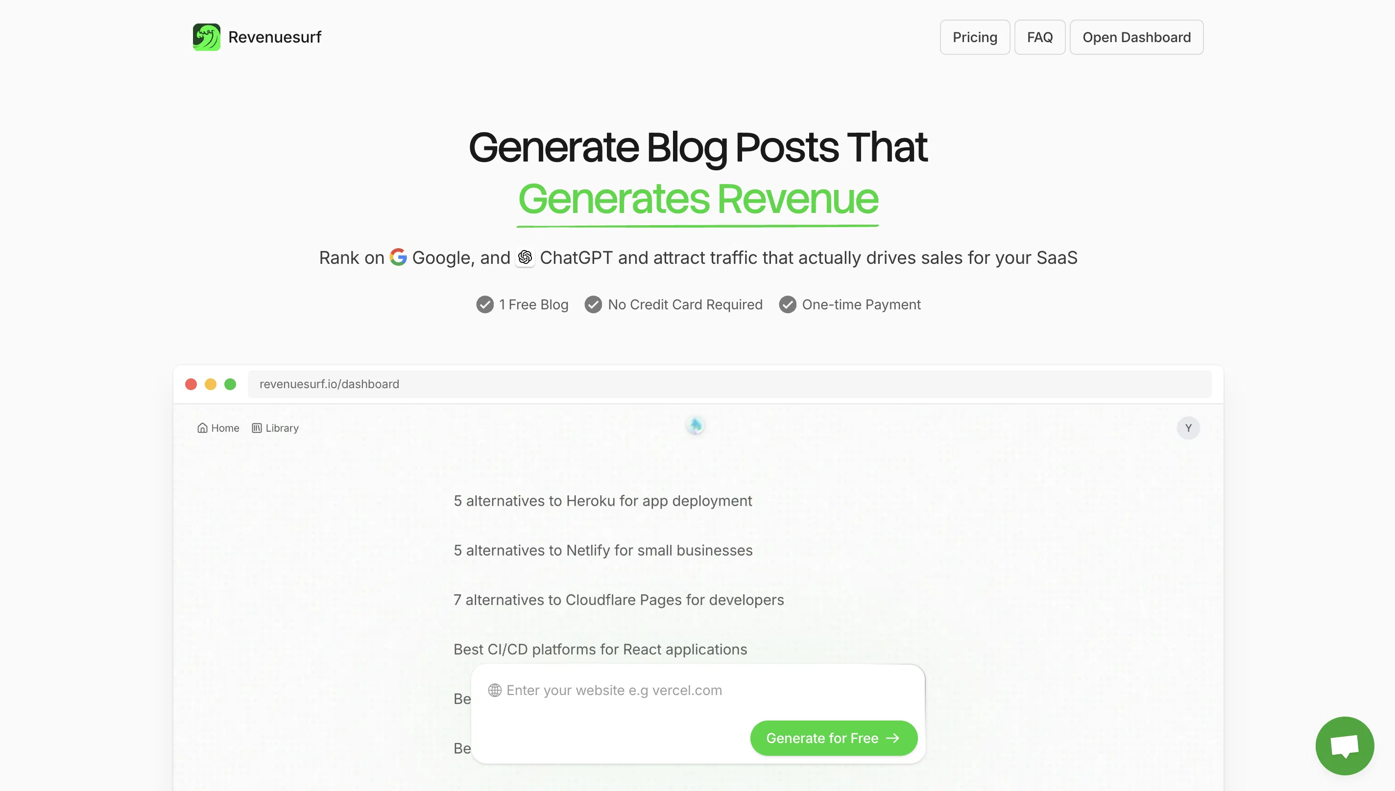 Revenuesurf screenshot