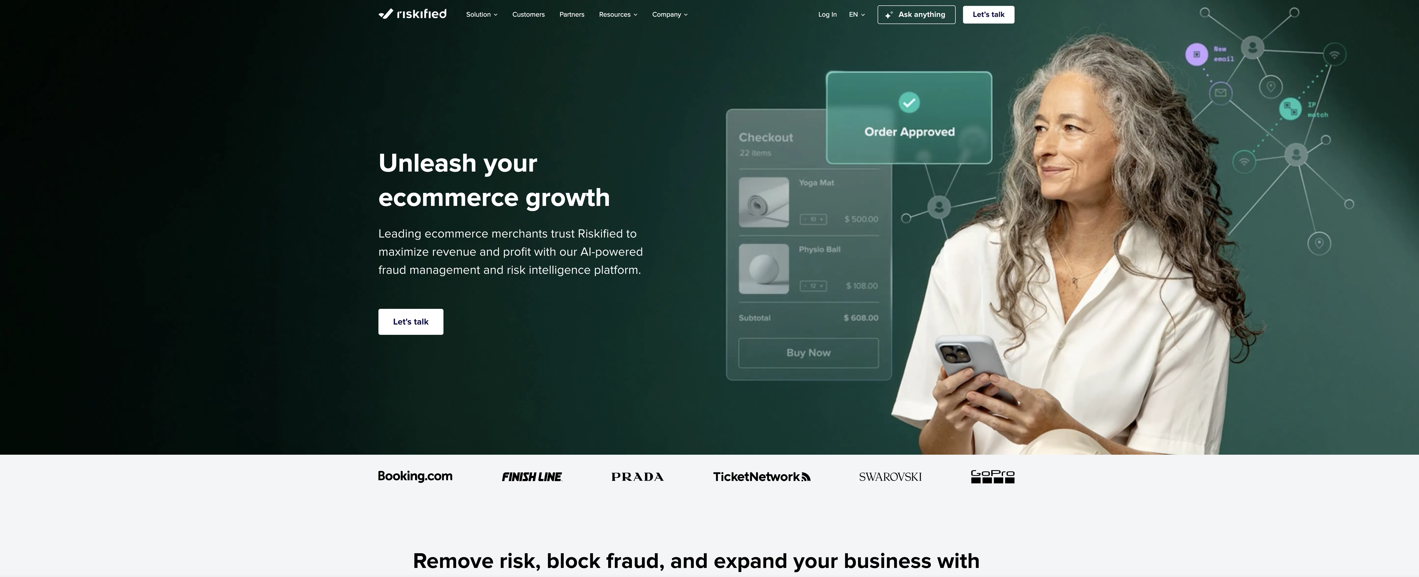 Riskified screenshot