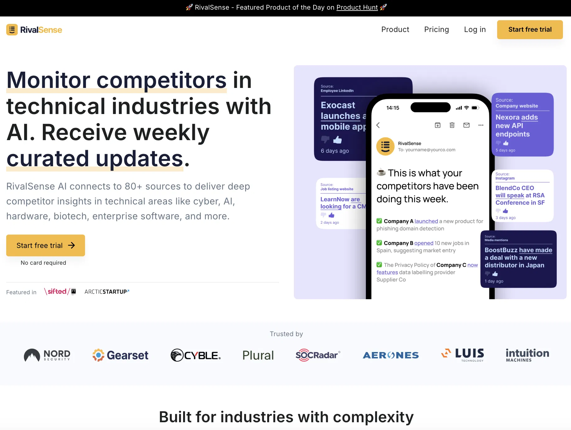 RivalSense screenshot