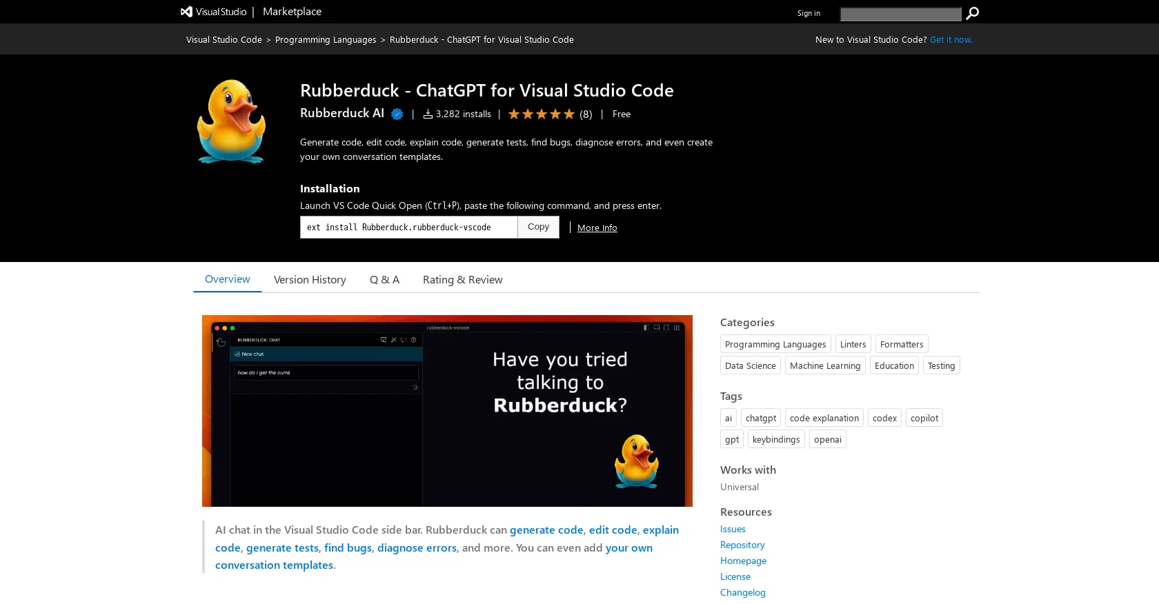 Rubberduck screenshot
