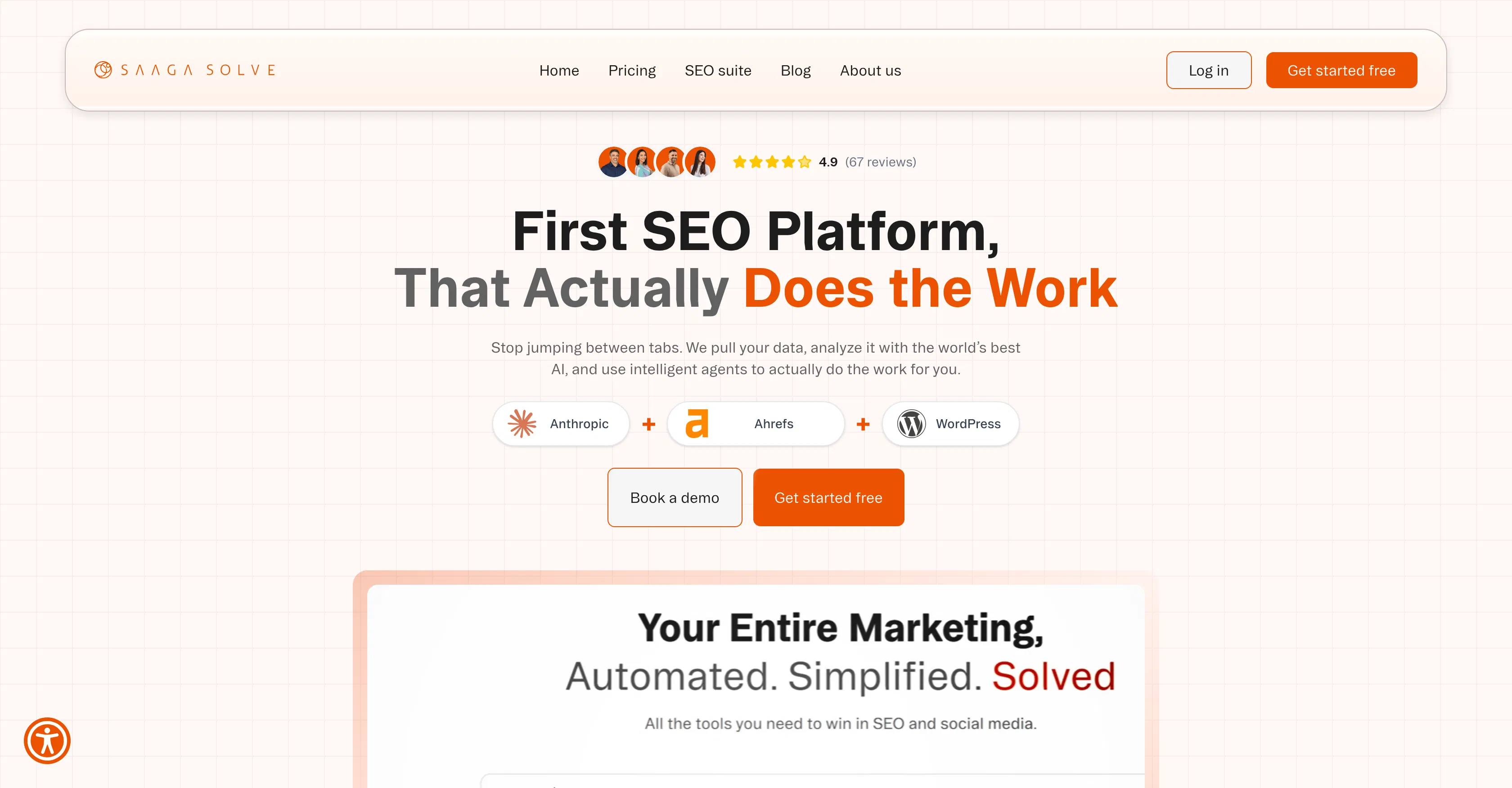 Saaga Solve screenshot