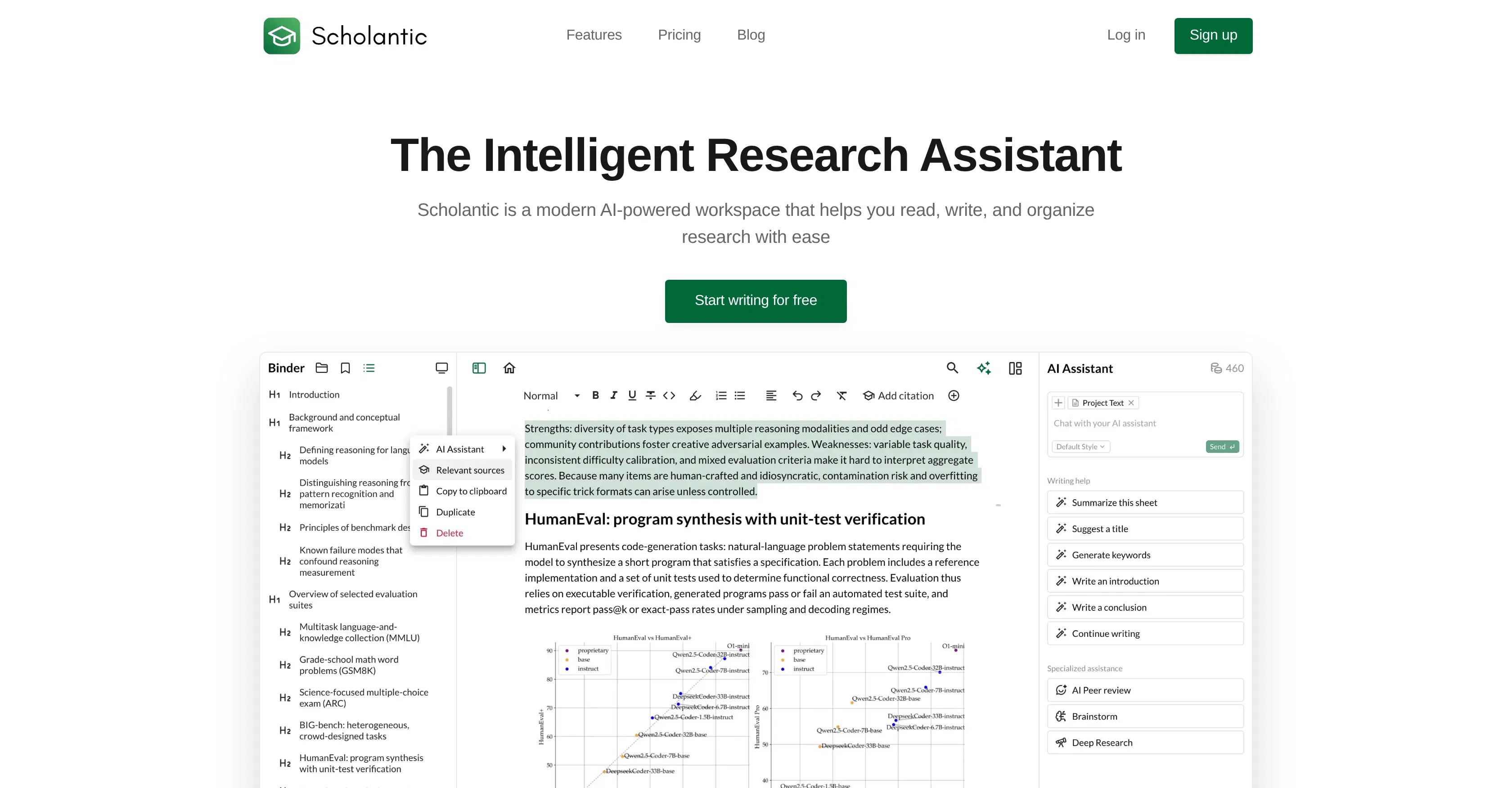 Scholantic screenshot