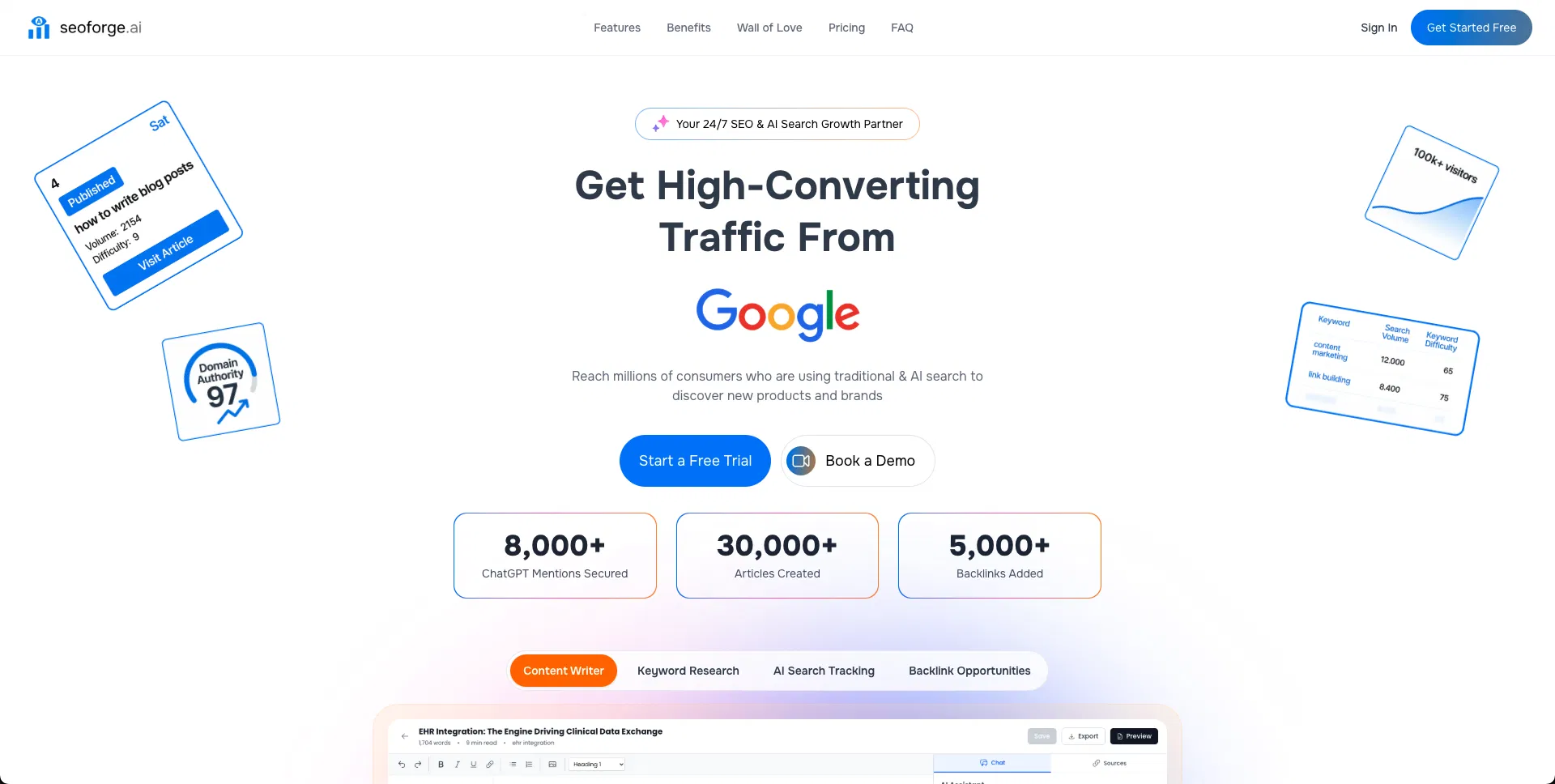 SEOForge.ai screenshot
