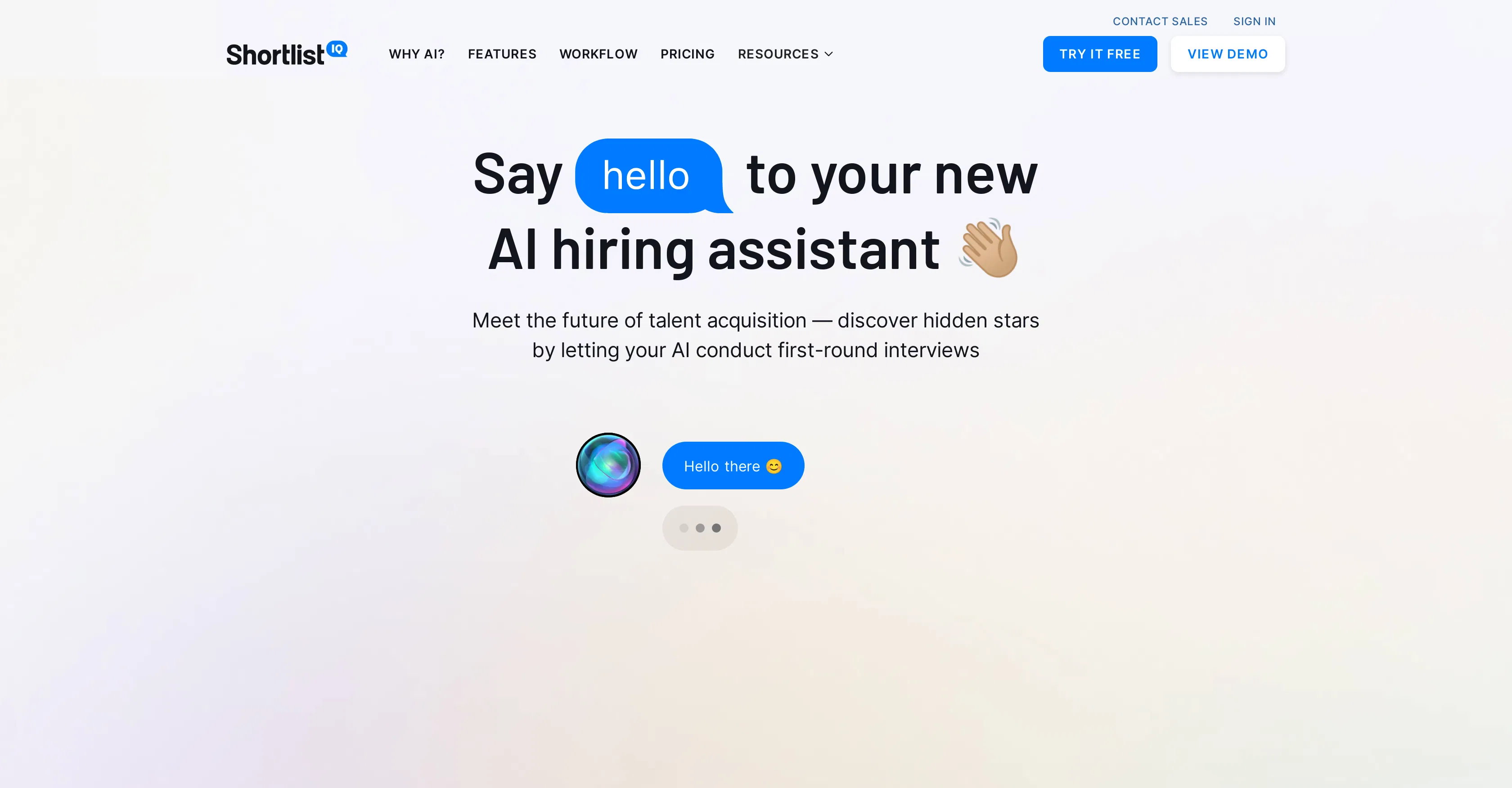 ShortlistIQ screenshot