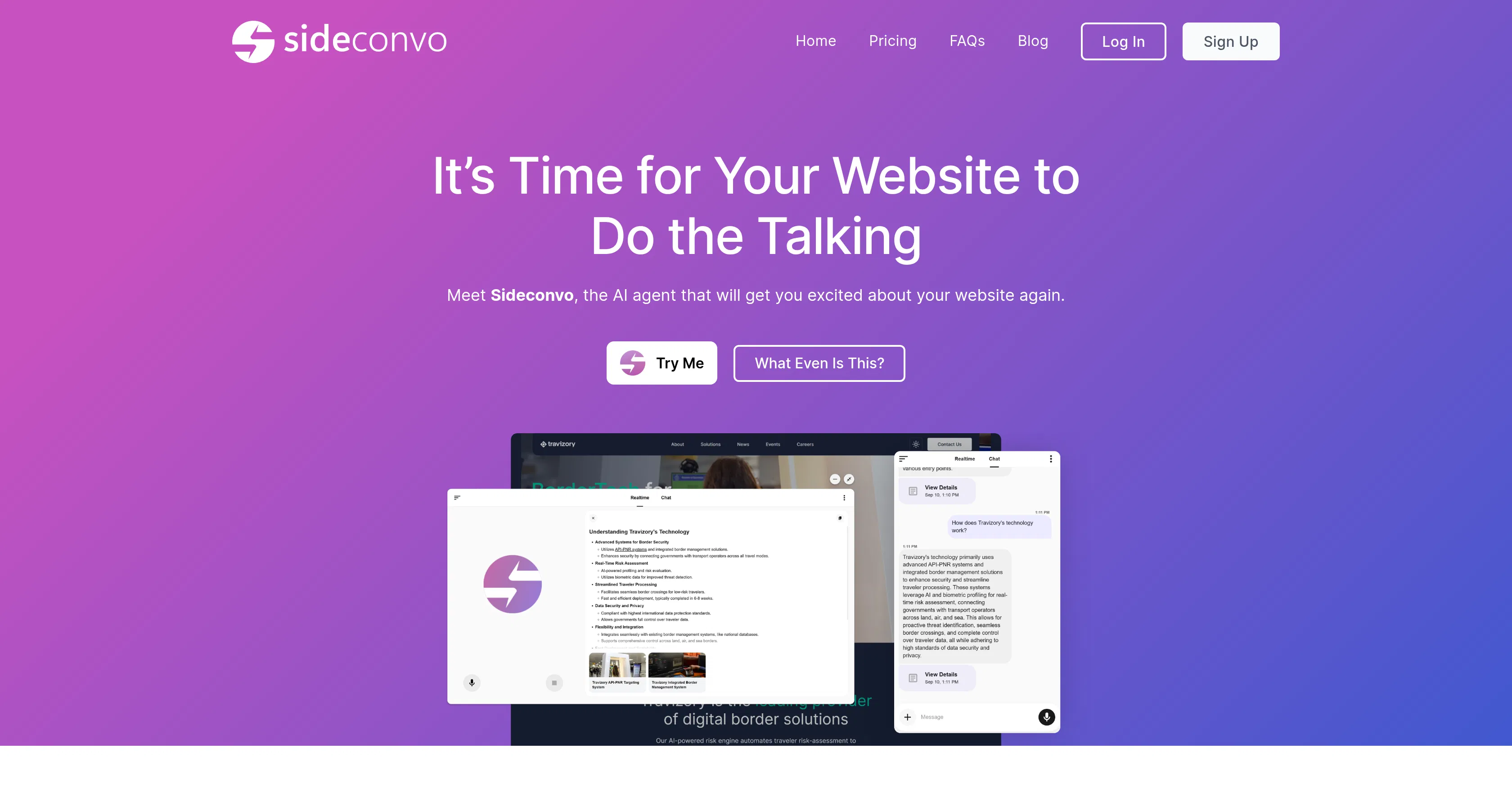 Sideconvo screenshot