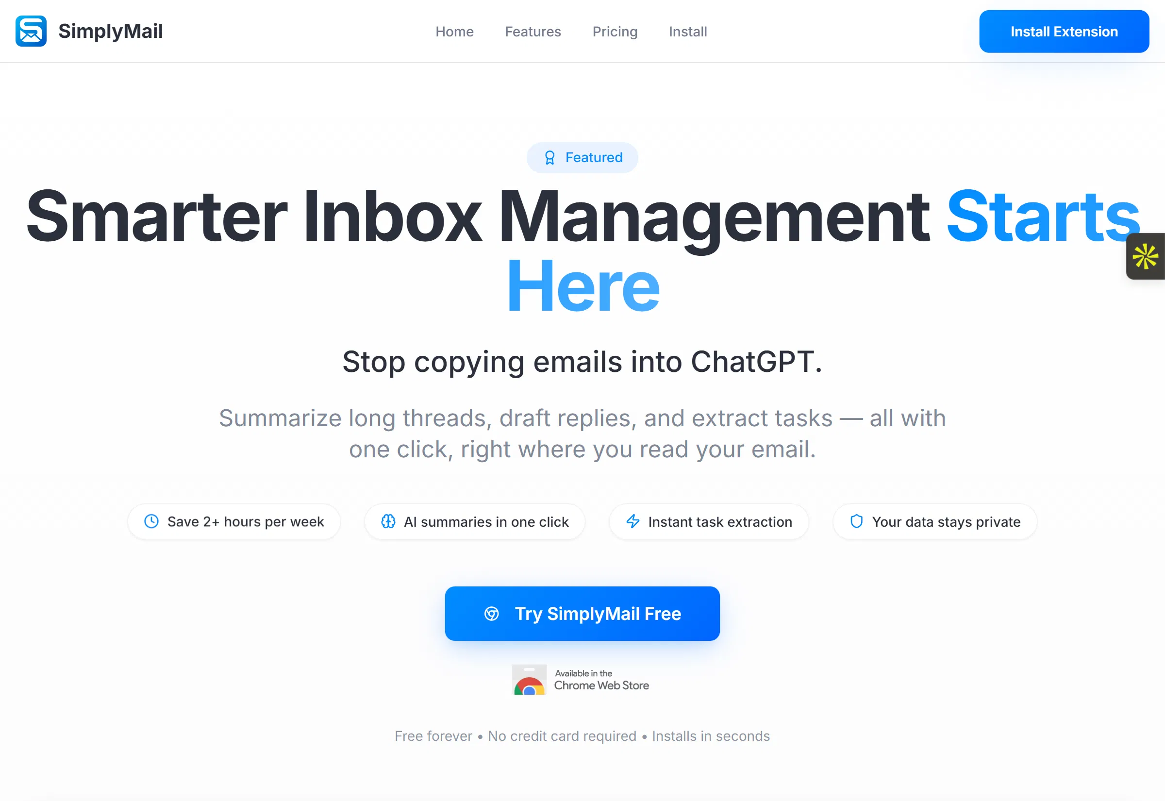 SimplyMail screenshot