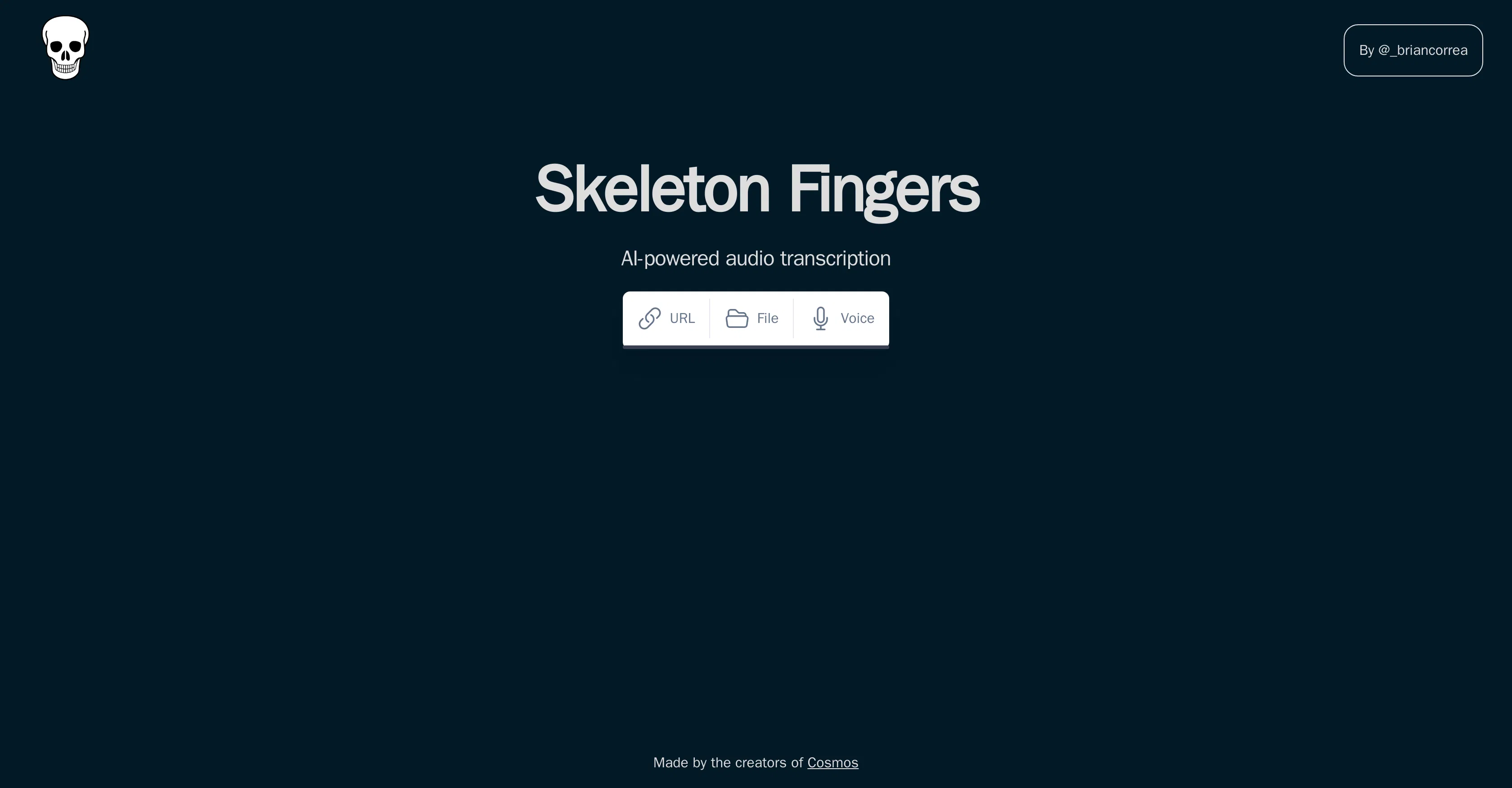 Skeleton Fingers screenshot